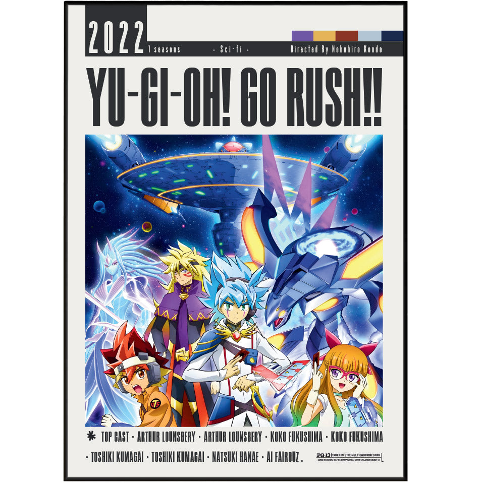 Yu-Gi-Oh! Go Rush!! (2022) Anime movie poster – design 2 – 98types