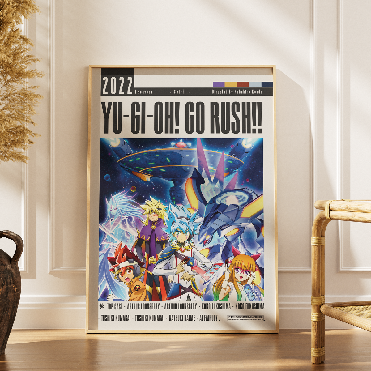 Yu-Gi-Oh! Go Rush!! (2022) Anime movie poster – design 2 – 98types