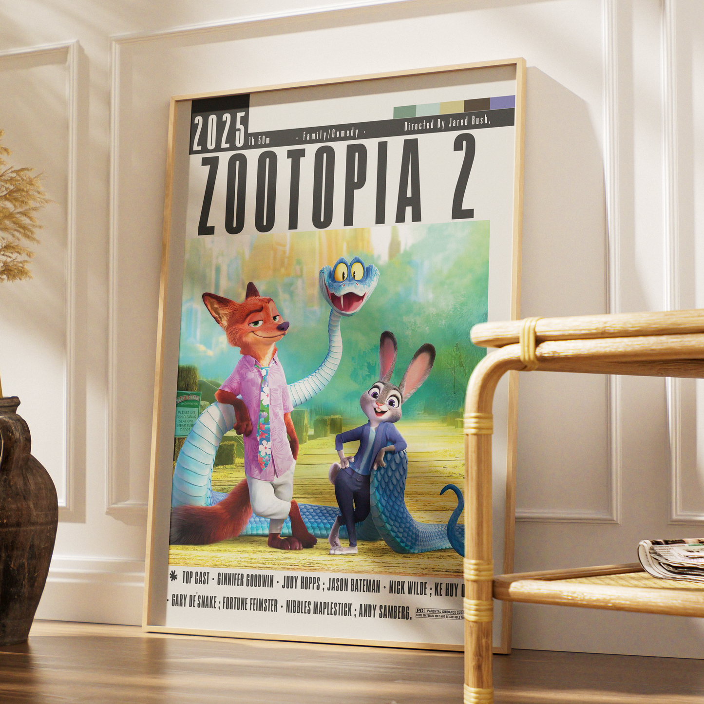 Zootopia 2 2025 animated movie poster art print UK