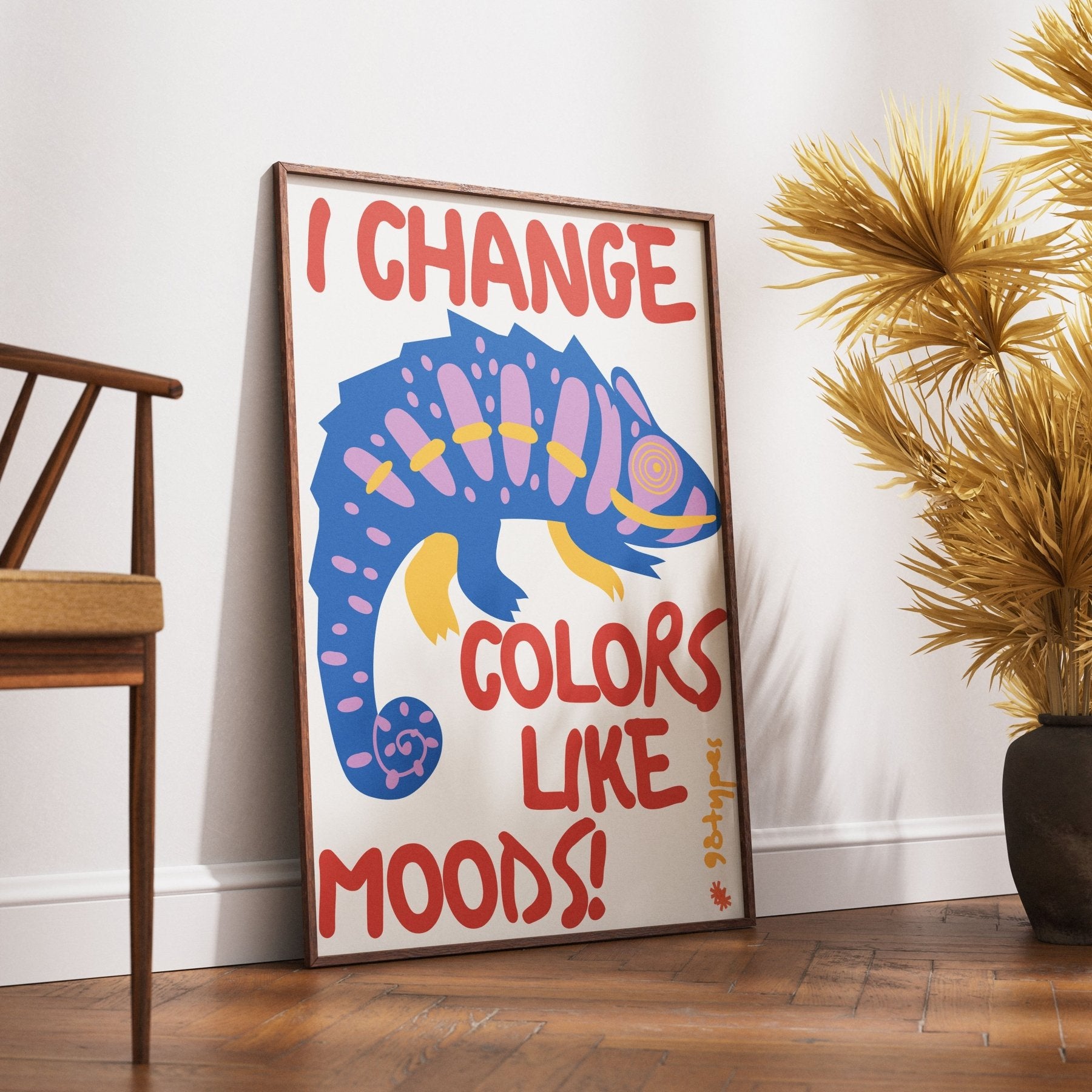Chameleon Aesthetic Posters - 98types