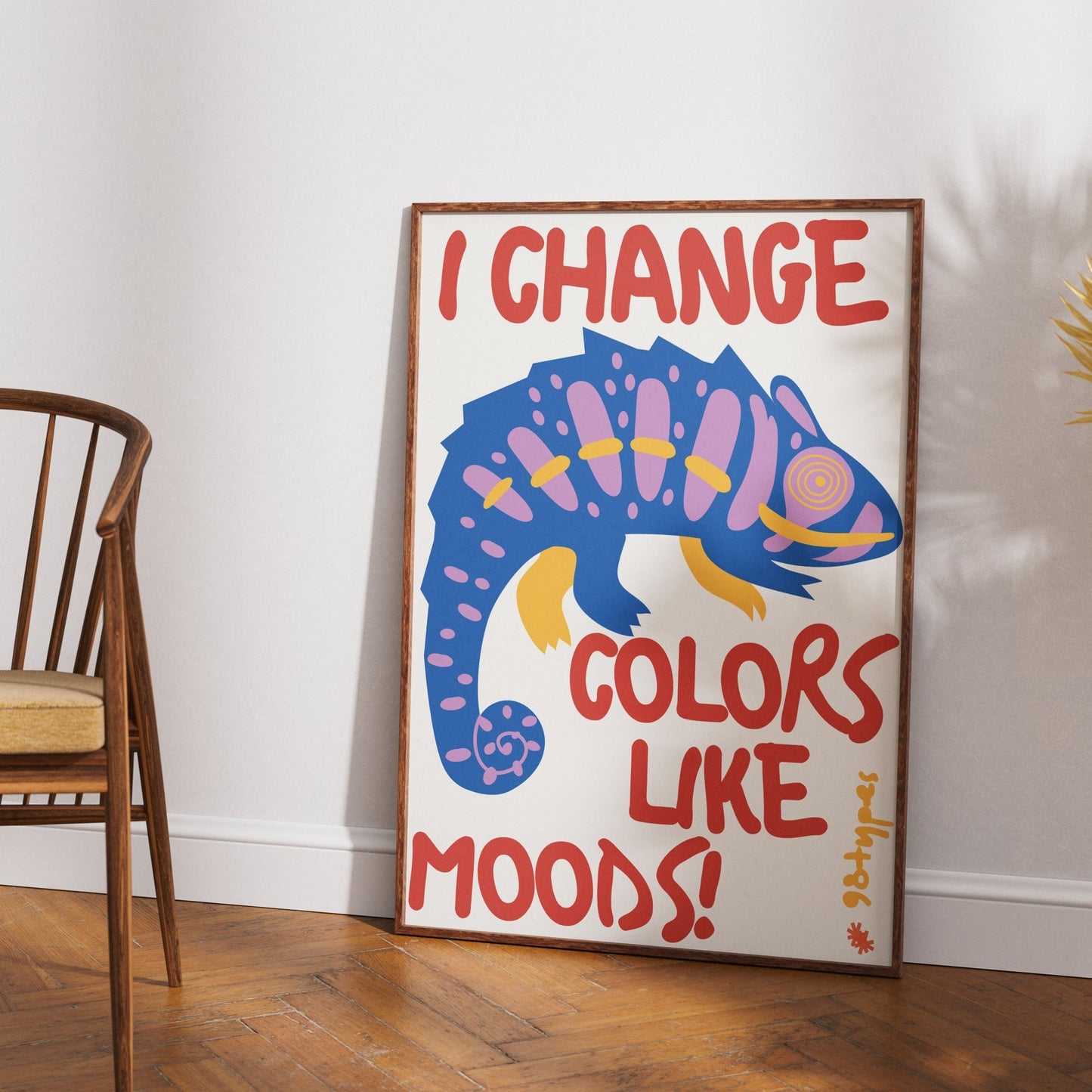 Chameleon Aesthetic Posters - 98typesAesthetic Animals Poster