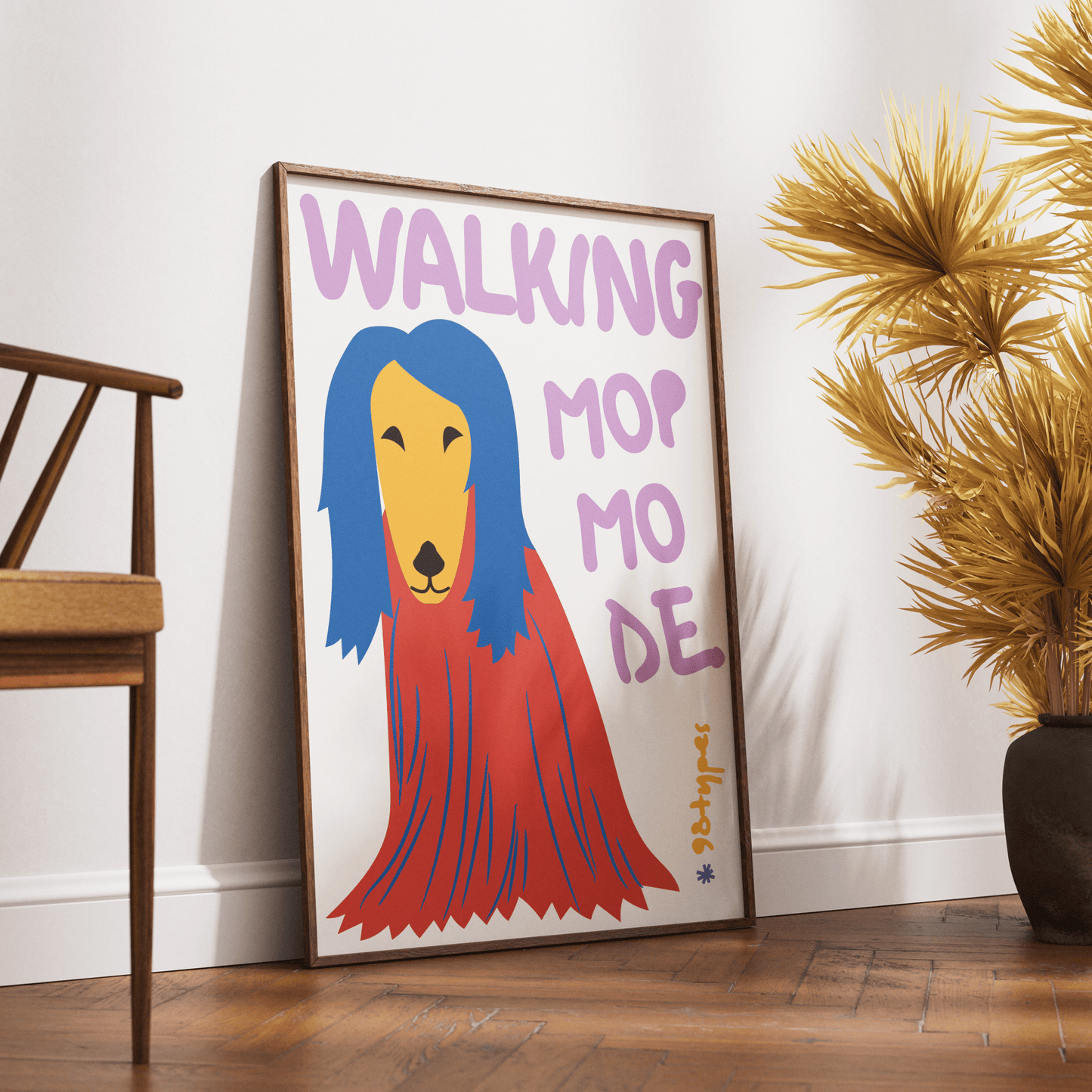 Dog long hair Aesthetic Posters - 98typesAesthetic Animals Poster