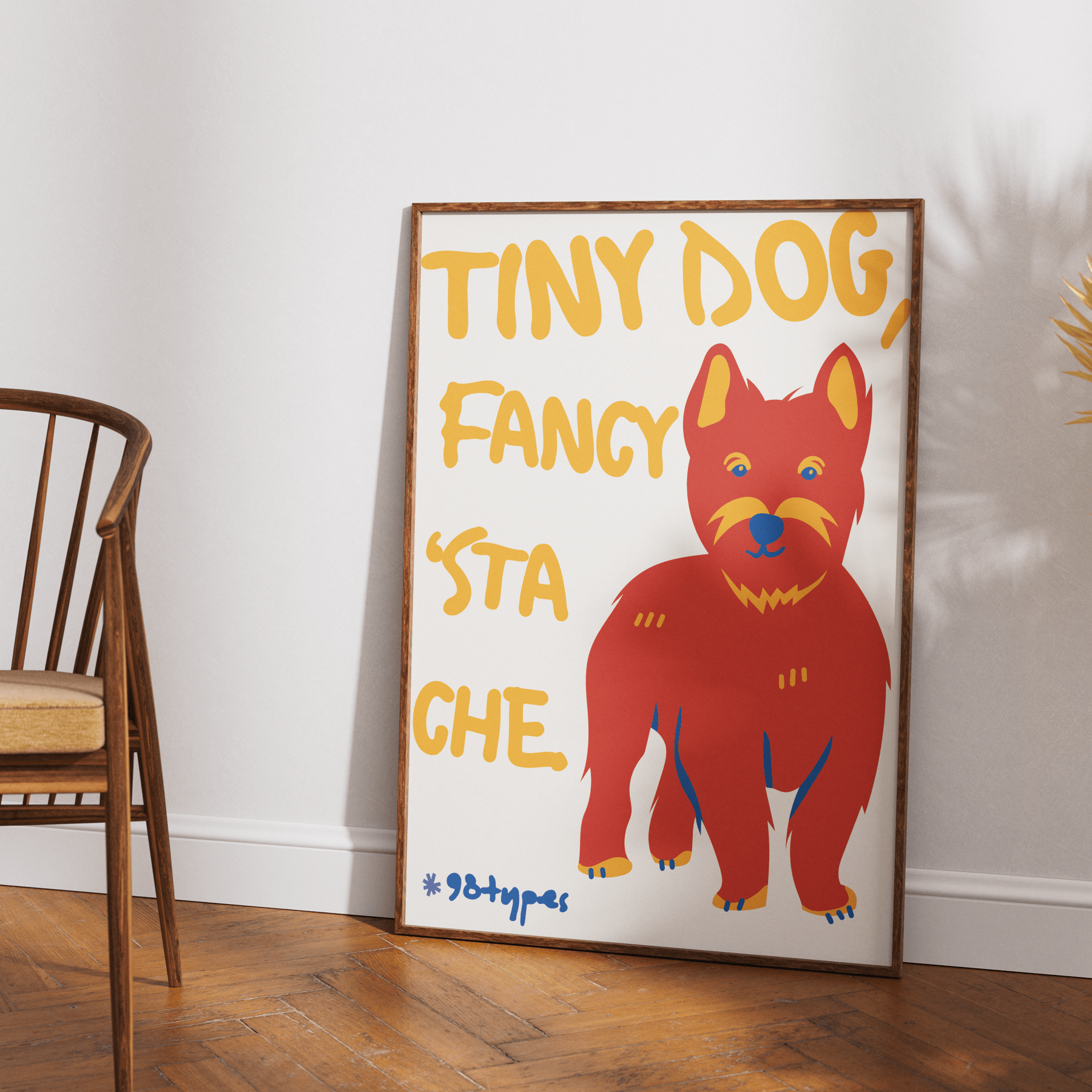 Dog Tiny Aesthetic Posters - 98types