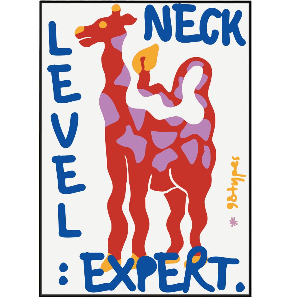 Giraffe 1 Aesthetic Posters - 98typesAesthetic Animals Poster