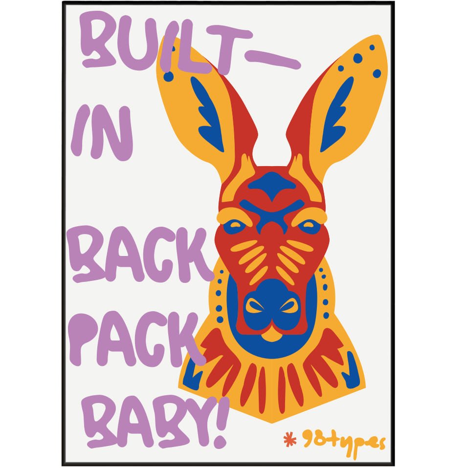 Kangaroo Aesthetic Posters - 98types
