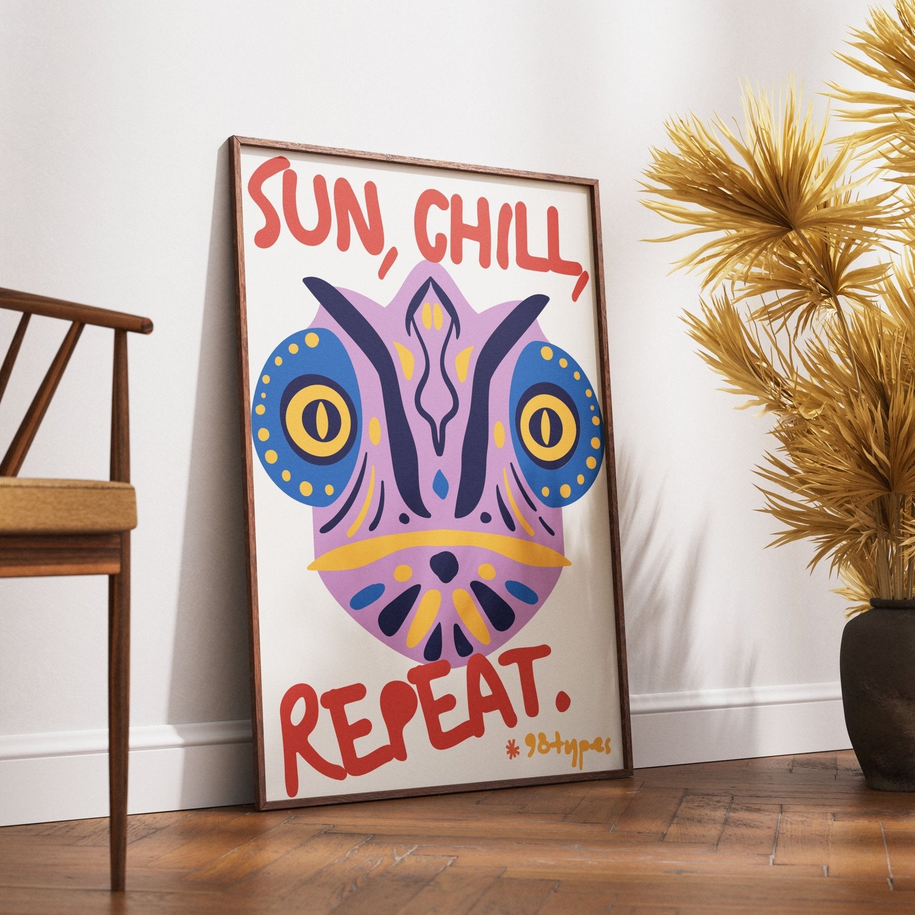 Lizard Aesthetic Posters - 98types