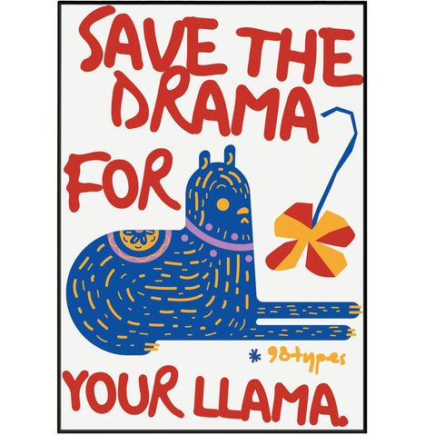 Llama Aesthetic Posters - 98types