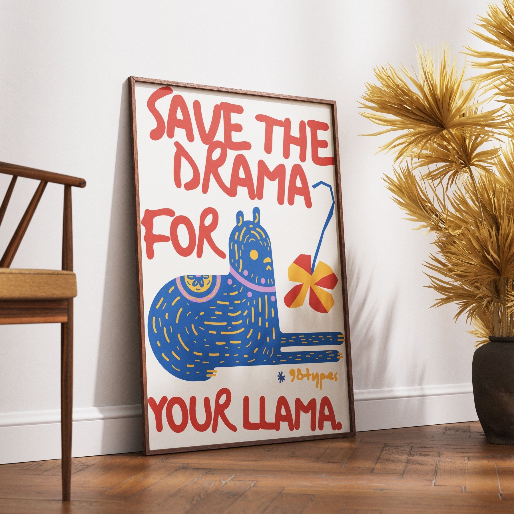 Llama Aesthetic Posters - 98types