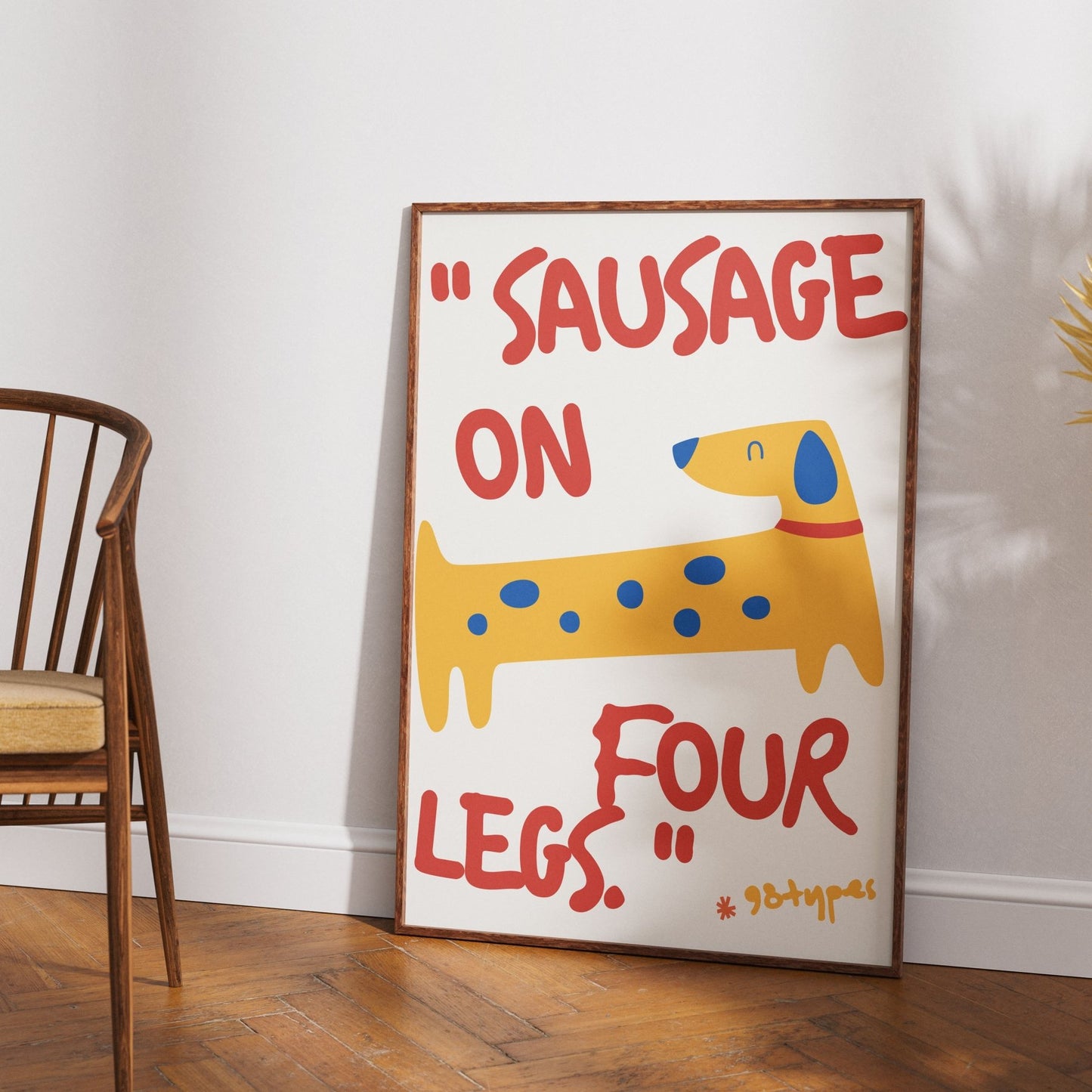 Sausage Dog Aesthetic Posters - 98typesAesthetic Animals Poster