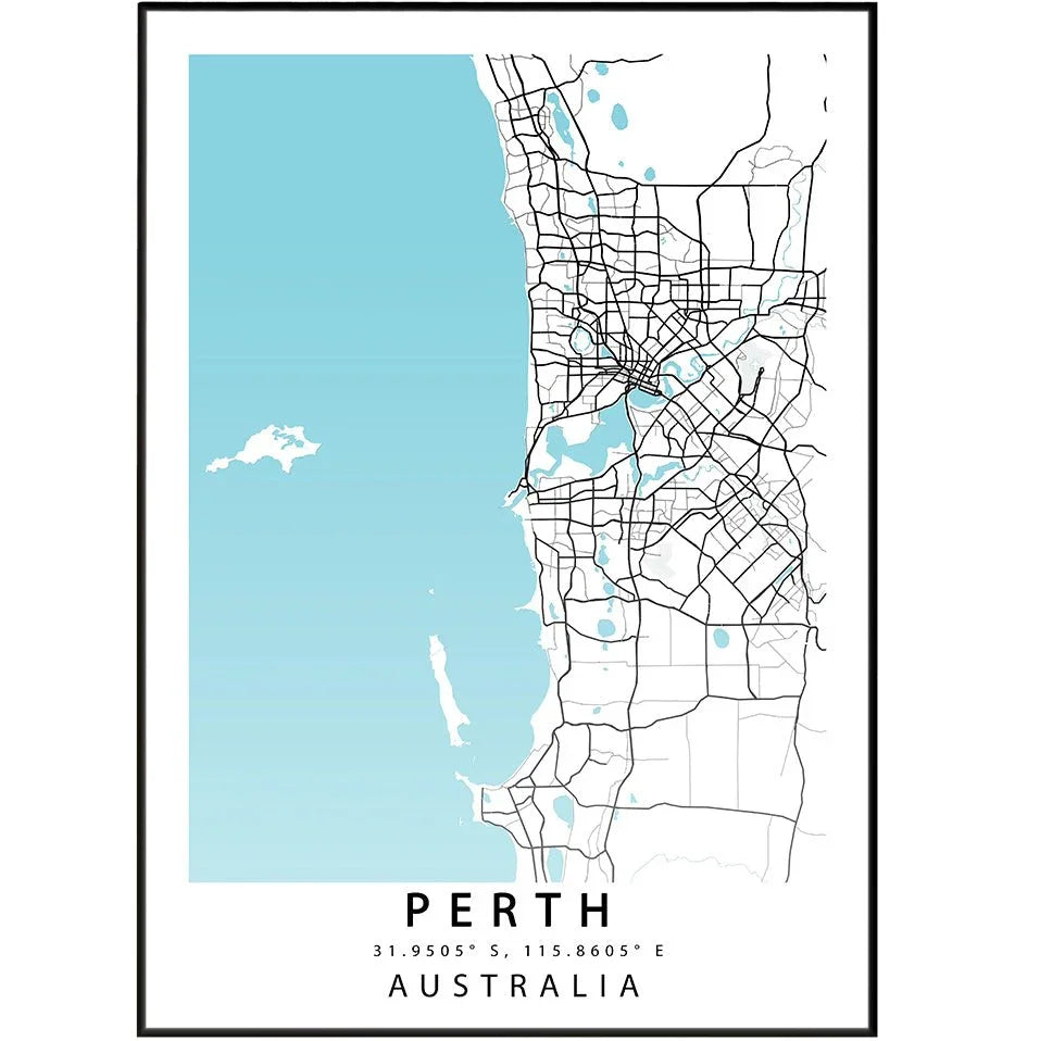 Perth Map City Street - 98types