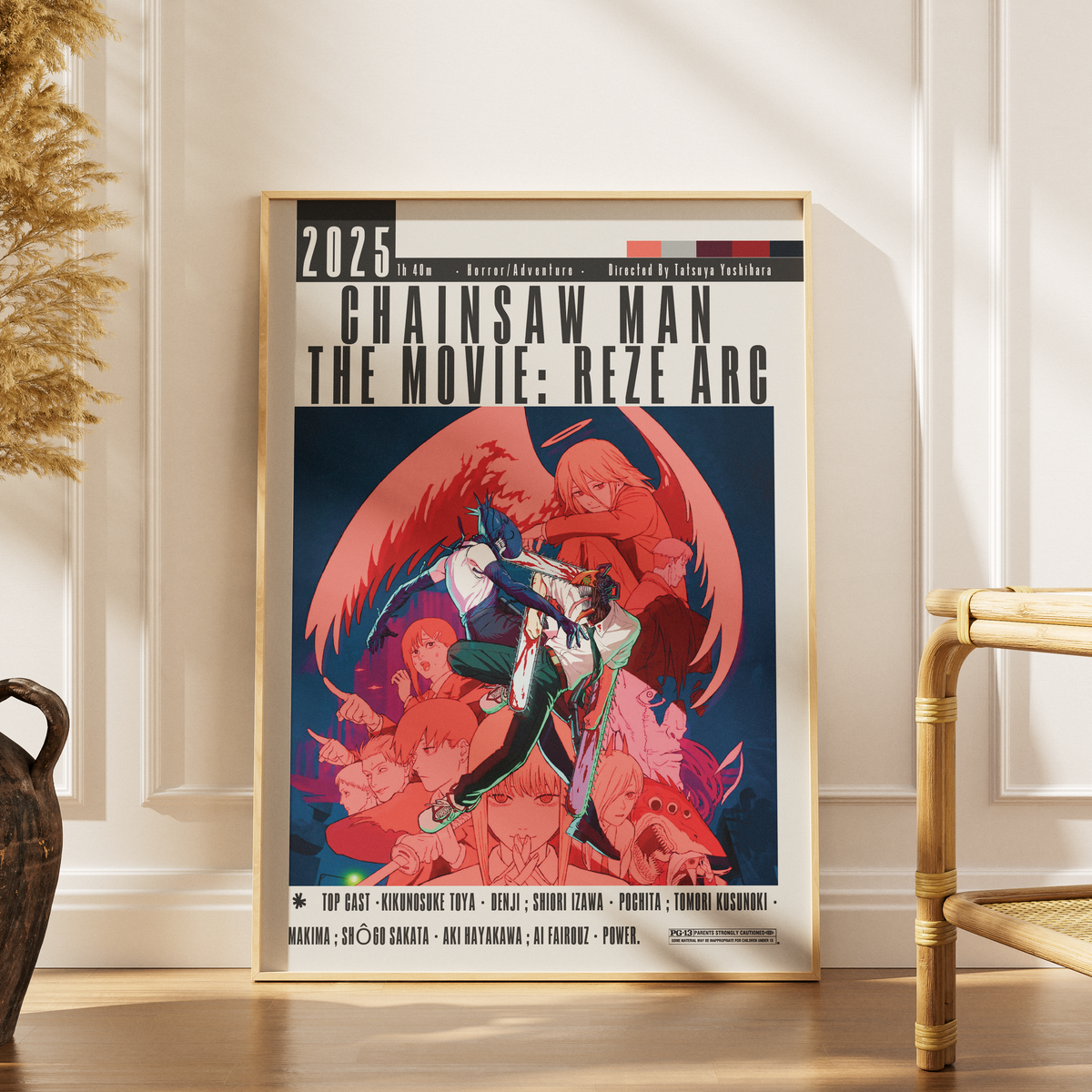 Chainsaw Man: Reze Arc (2025) Anime movie poster – design 3 – 98types