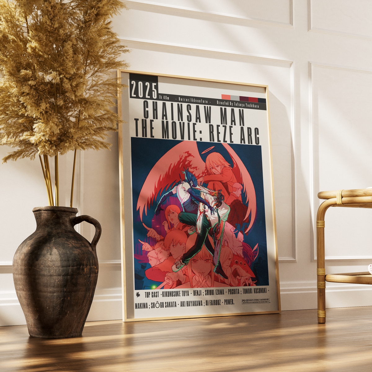 Chainsaw Man: Reze Arc (2025) Anime movie poster – design 3 – 98types