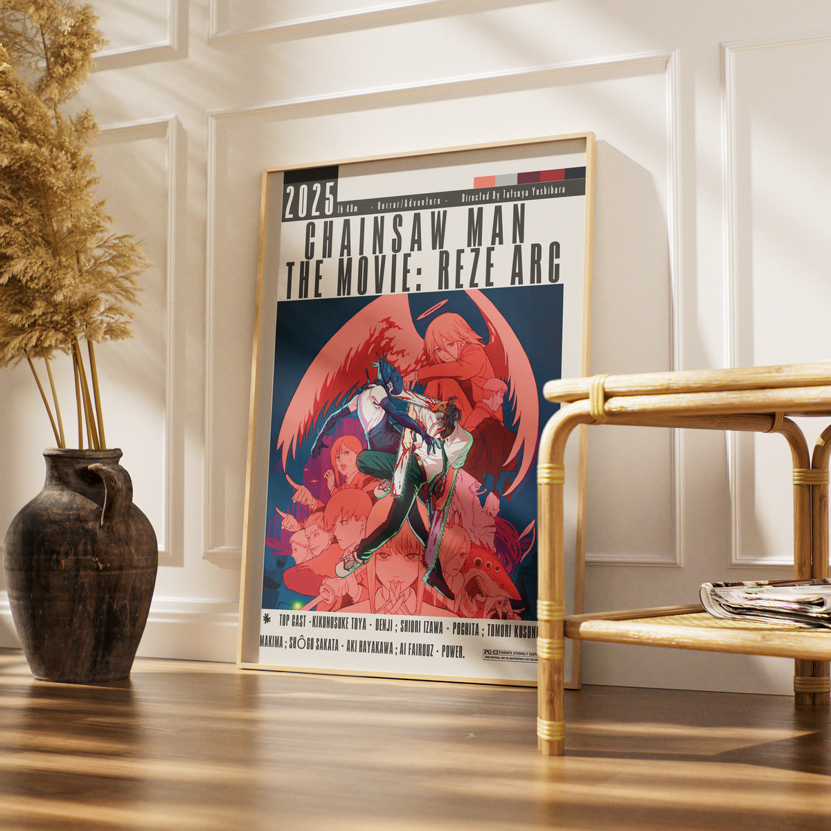 Chainsaw Man: Reze Arc (2025) Anime movie poster – design 3 – 98types