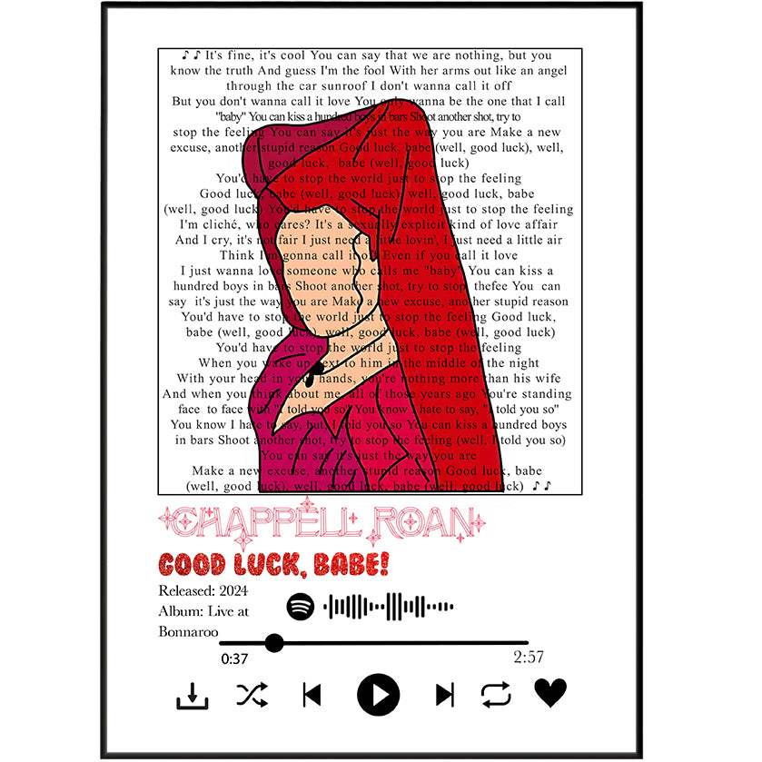 Chappell Roan - Good luck, babe Prints - 98types