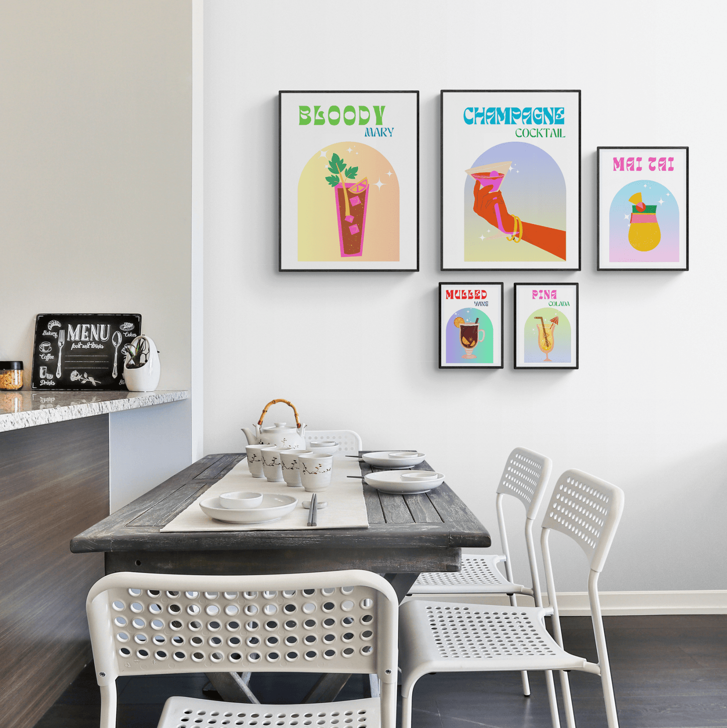 GIN AND TONIC COCKTAIL PRINT - 98types