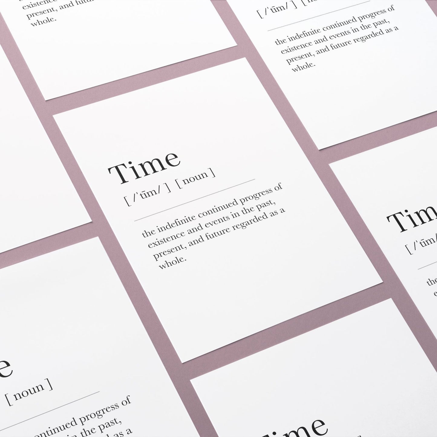 Time Definition Print - 98types