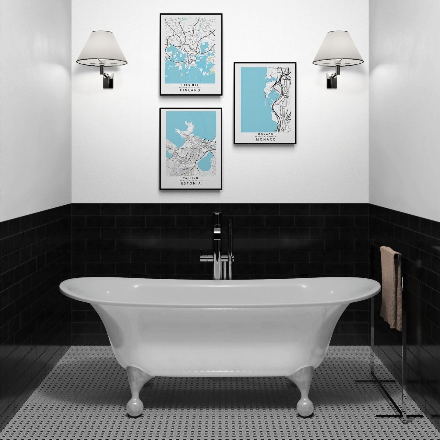 Bern Street Map Posters - 98types