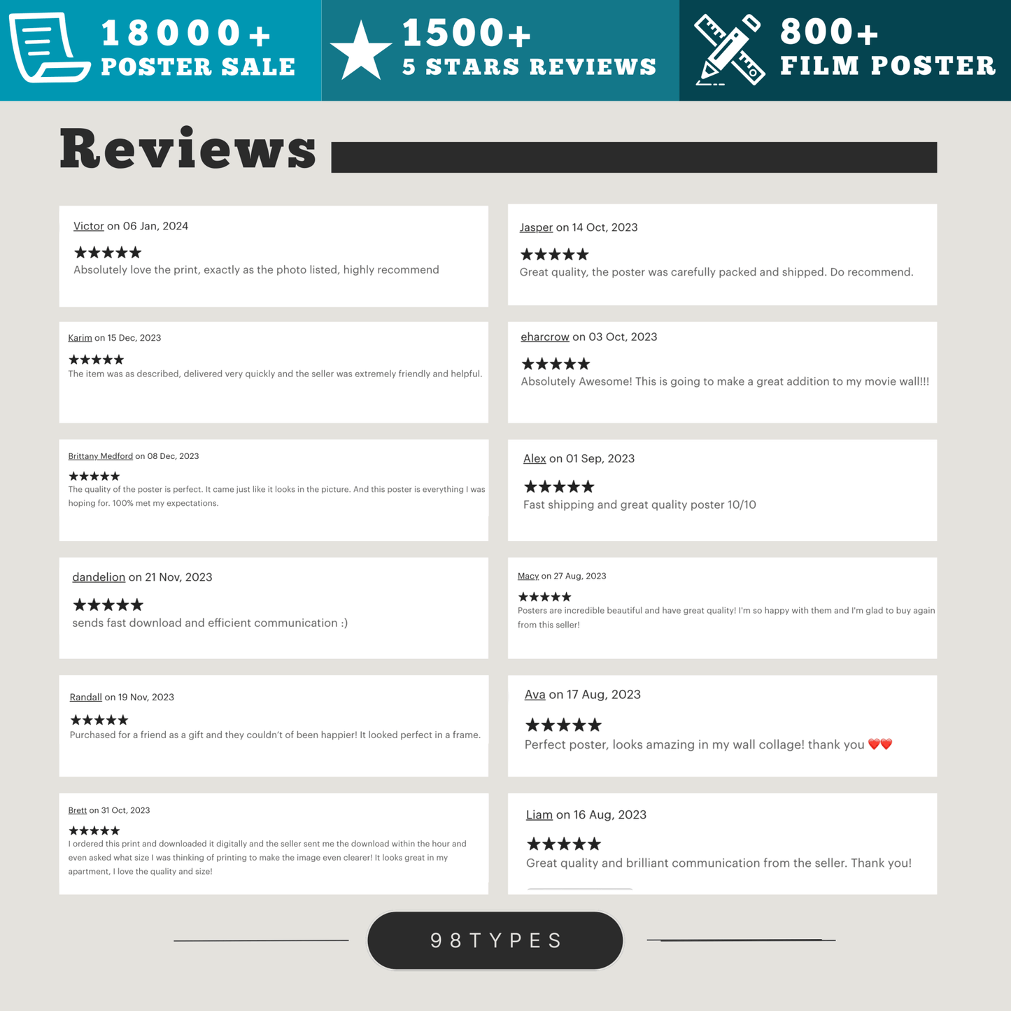 MARSEILLE Map Poster - 98types