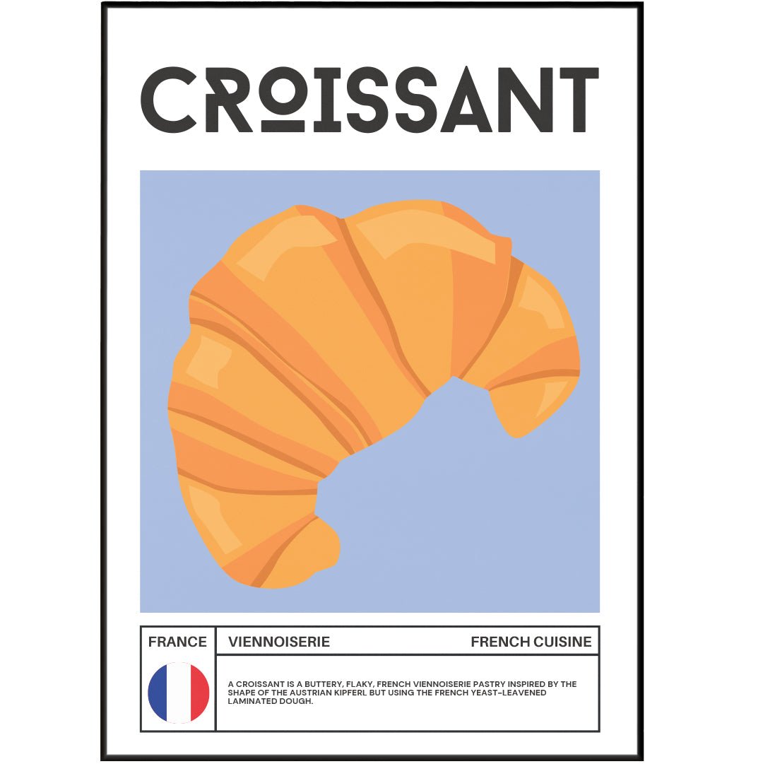 CROISSANT Wall Art Poster - 98types