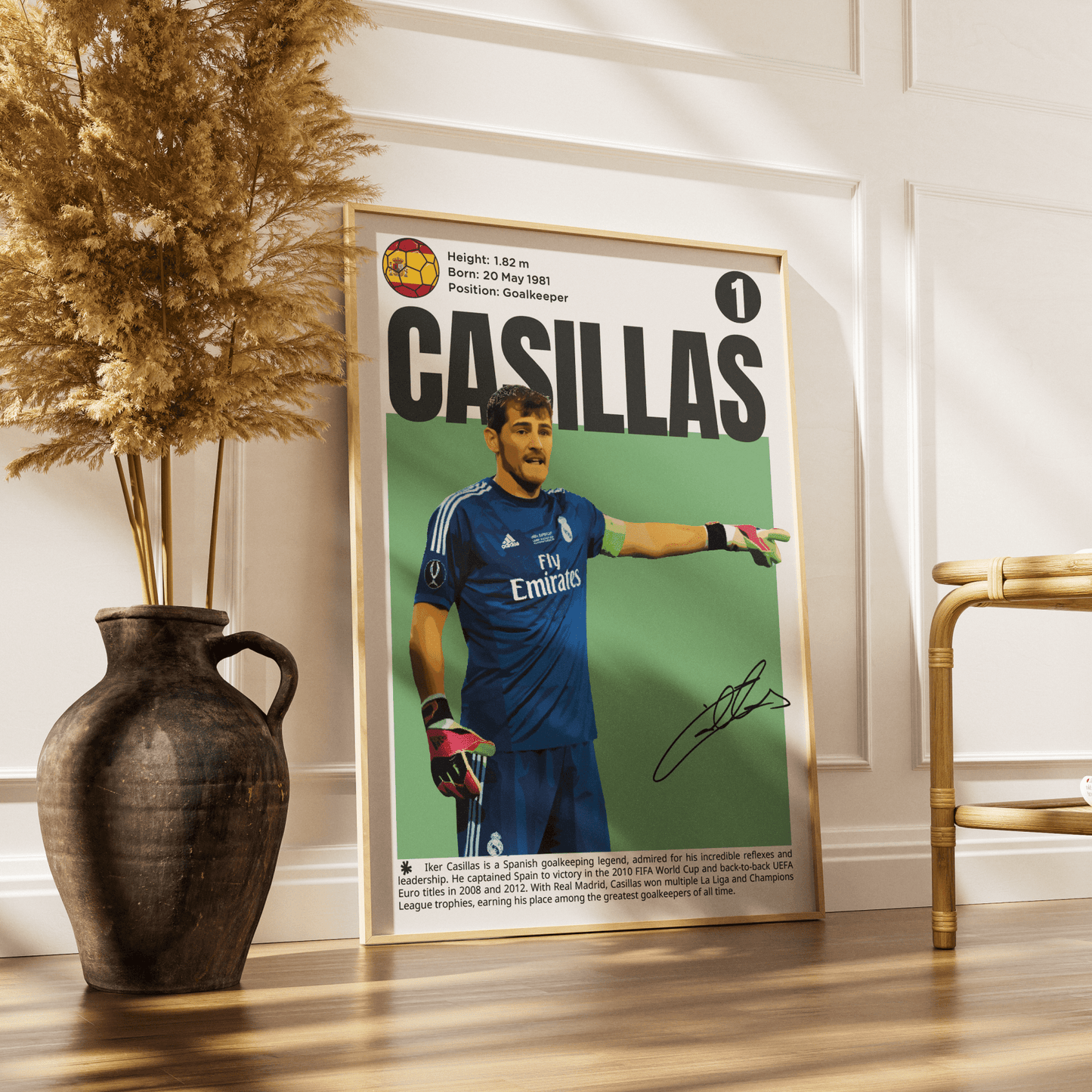 Casillas 3 Football Posters - 98typesFootball Posters