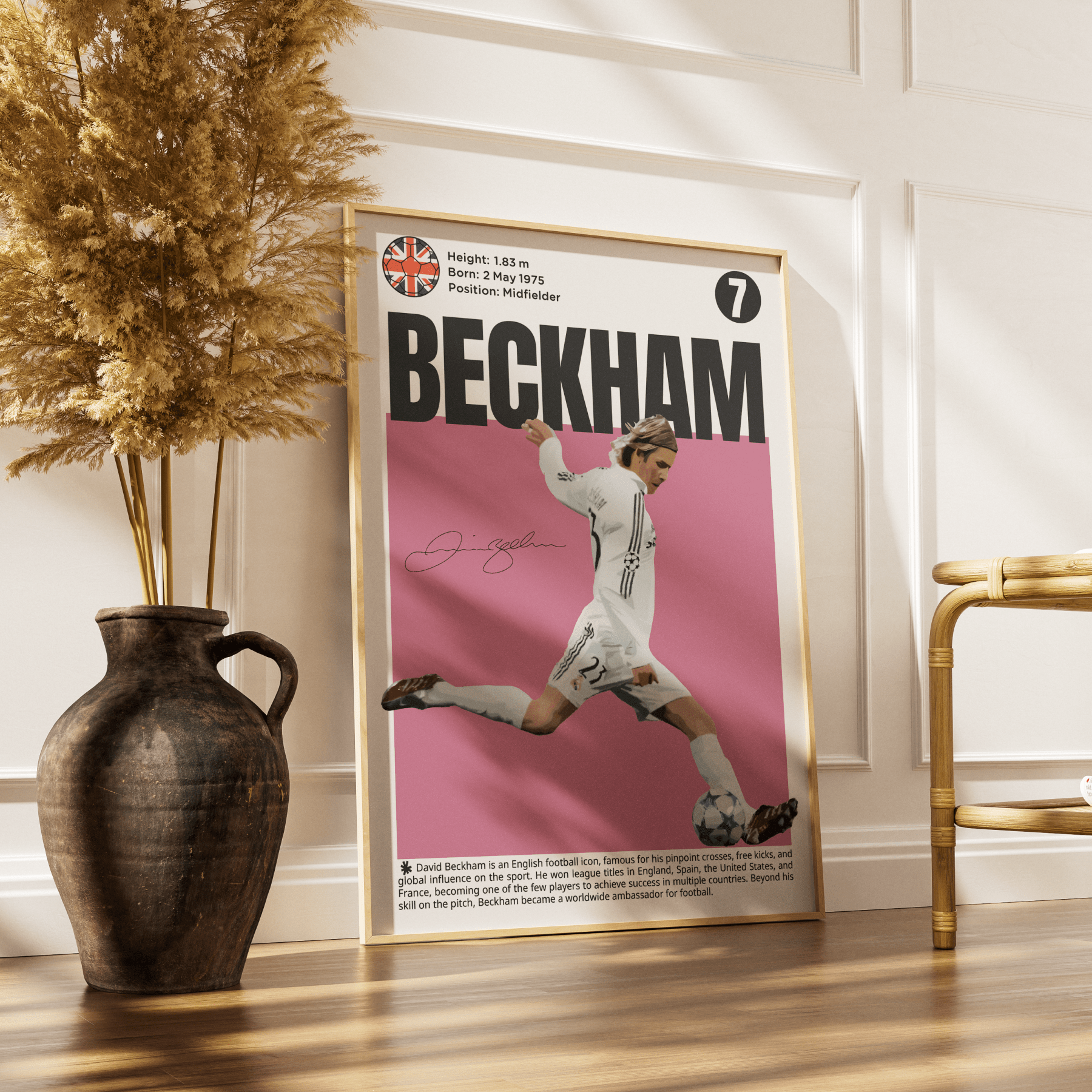 David Beckham N7 Football Posters - 98types