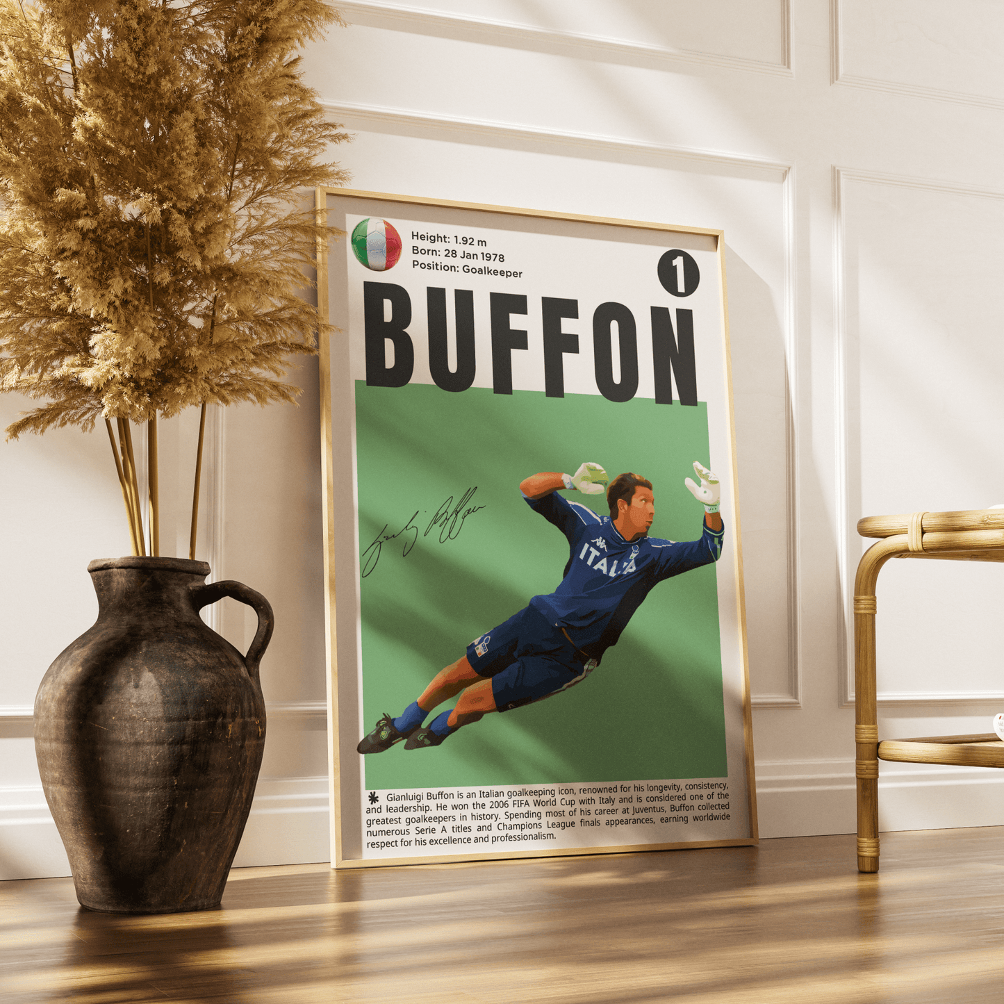 Gianluigi Buffon Football Poster - 98typesFootball Posters