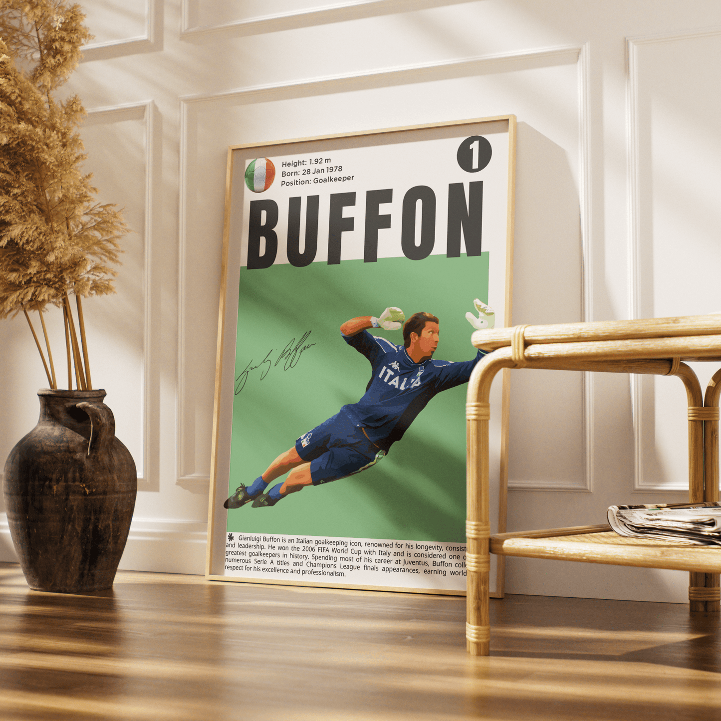Gianluigi Buffon Football Poster - 98typesFootball Posters