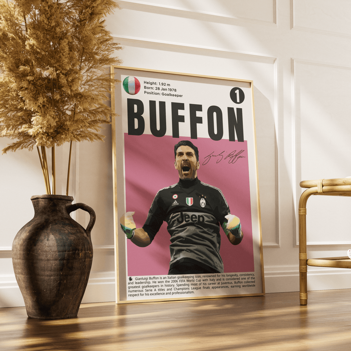 Gianluigi Buffon Football movie poster – design 2 – 98types