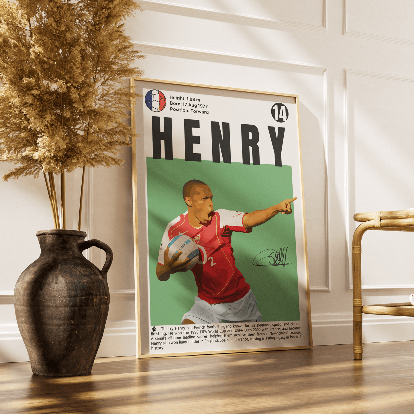 Henry 14 Football Poster - 98typesFootball Posters