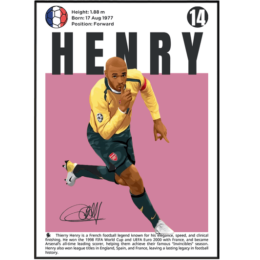 Henry Football Posters - 98types