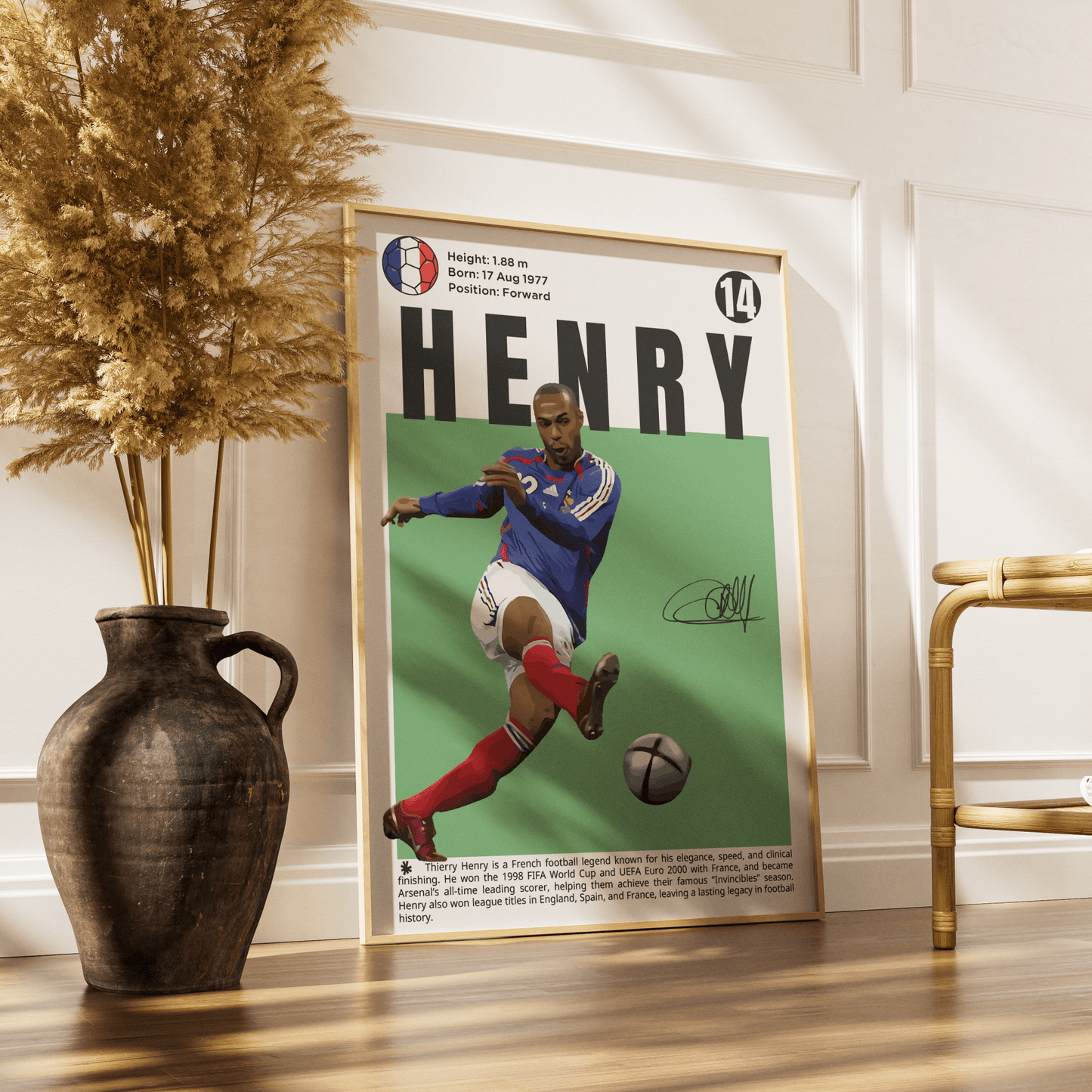 Henry N14 Football Poster - 98typesFootball Posters