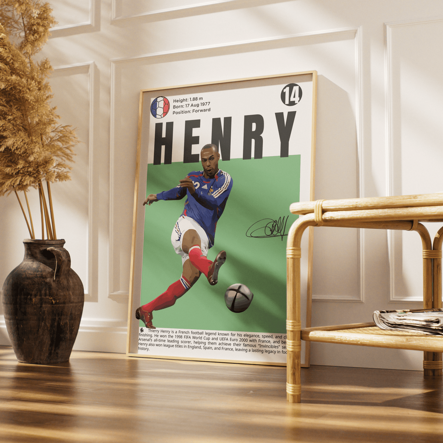 Henry N14 Football Poster - 98typesFootball Posters