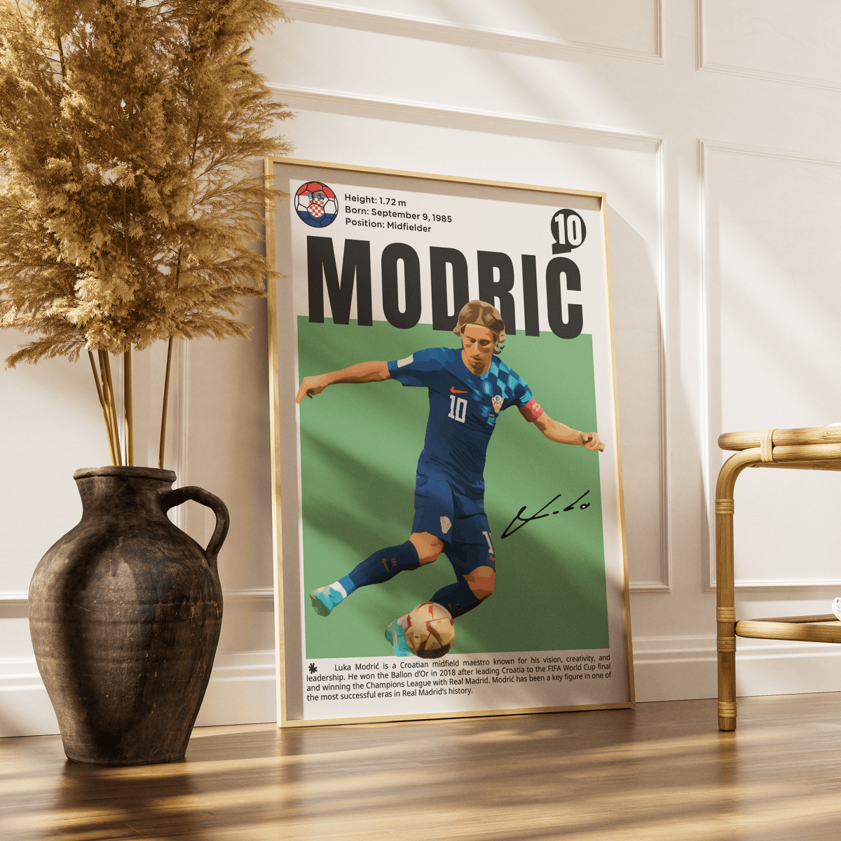 Luka Modrić Football Poster - 98types