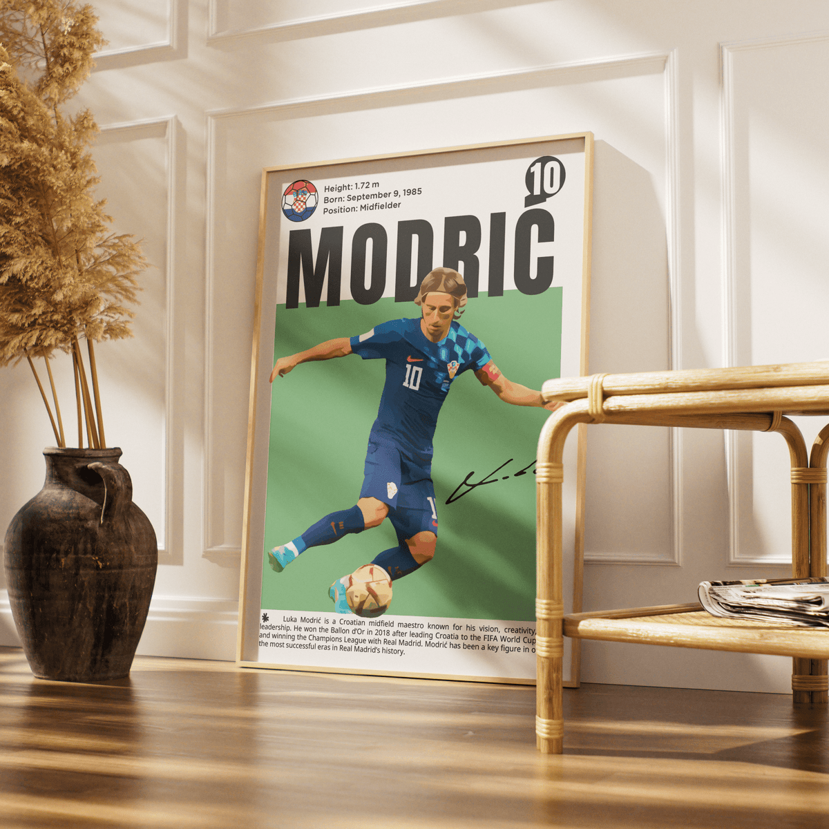 Luka Modrić Football Poster - 98types