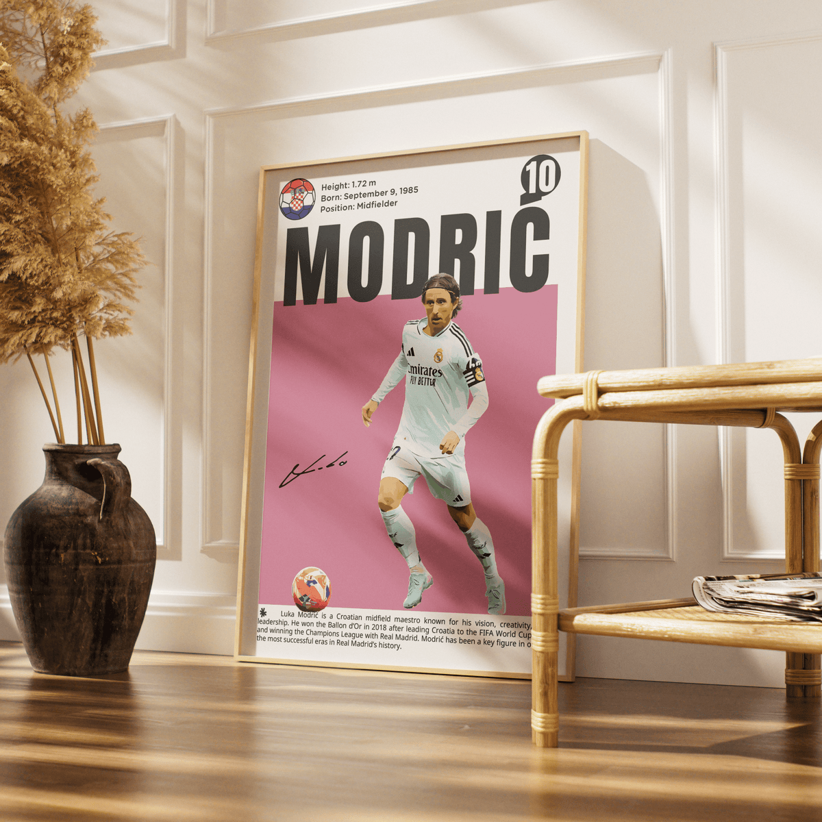 Luka Modrić Football movie poster – design 3 – 98types