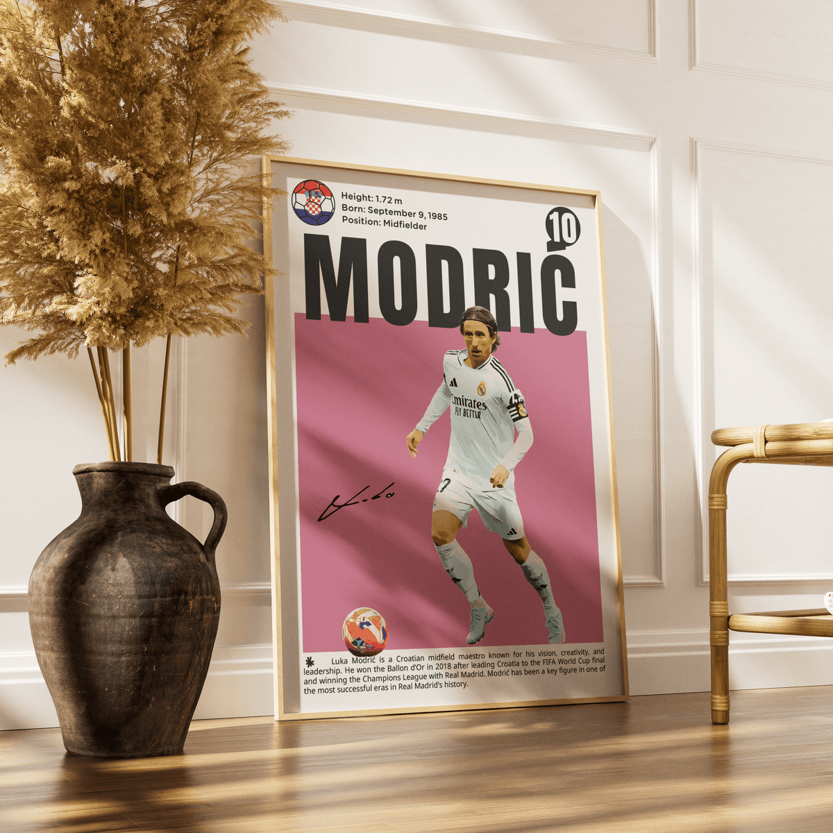 Luka Modrić Football movie poster – design 3 – 98types