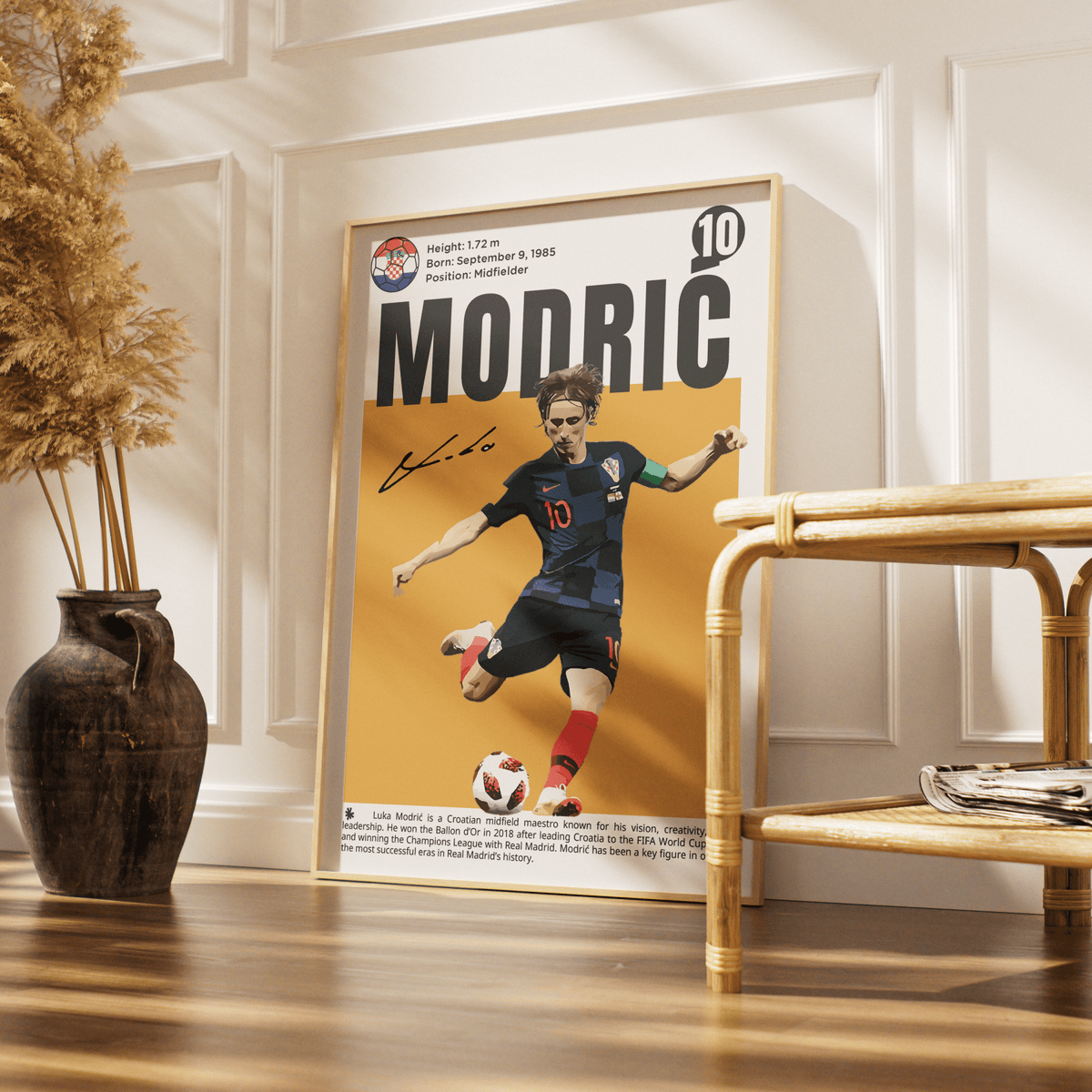 Luka Modrić Football movie poster – design 4 – 98types