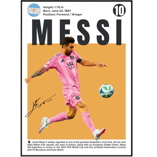 Messi Football movie poster – design 2 – 98types