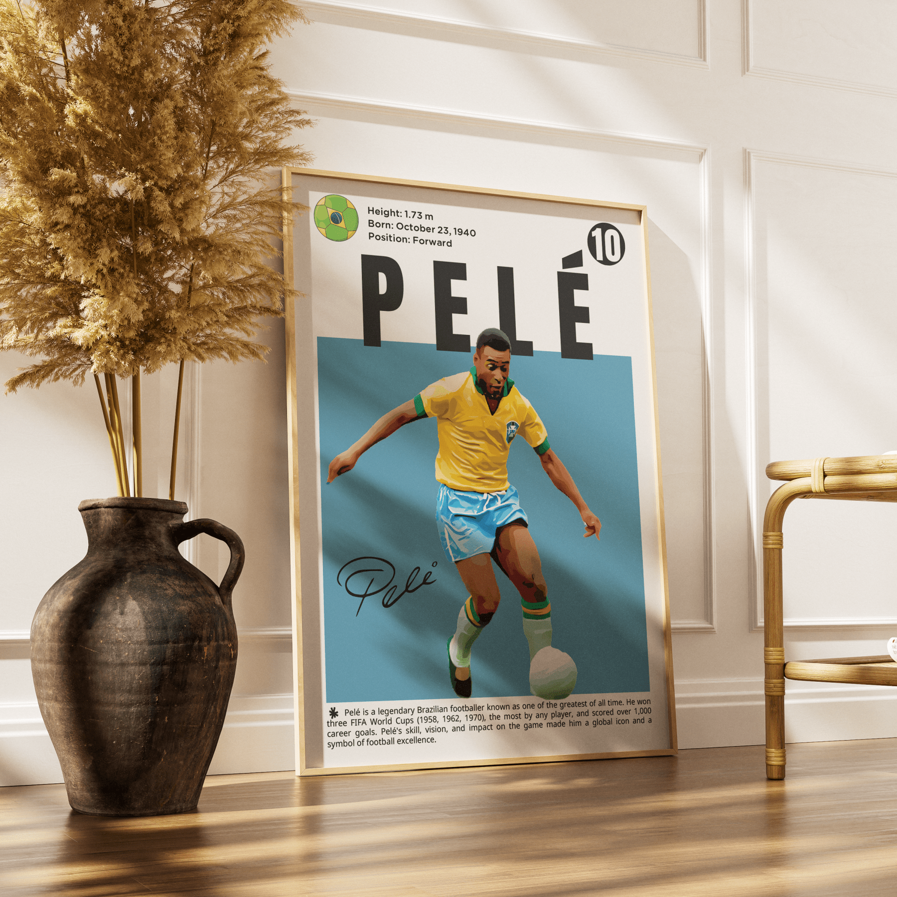 Pelé Football Posters - 98types