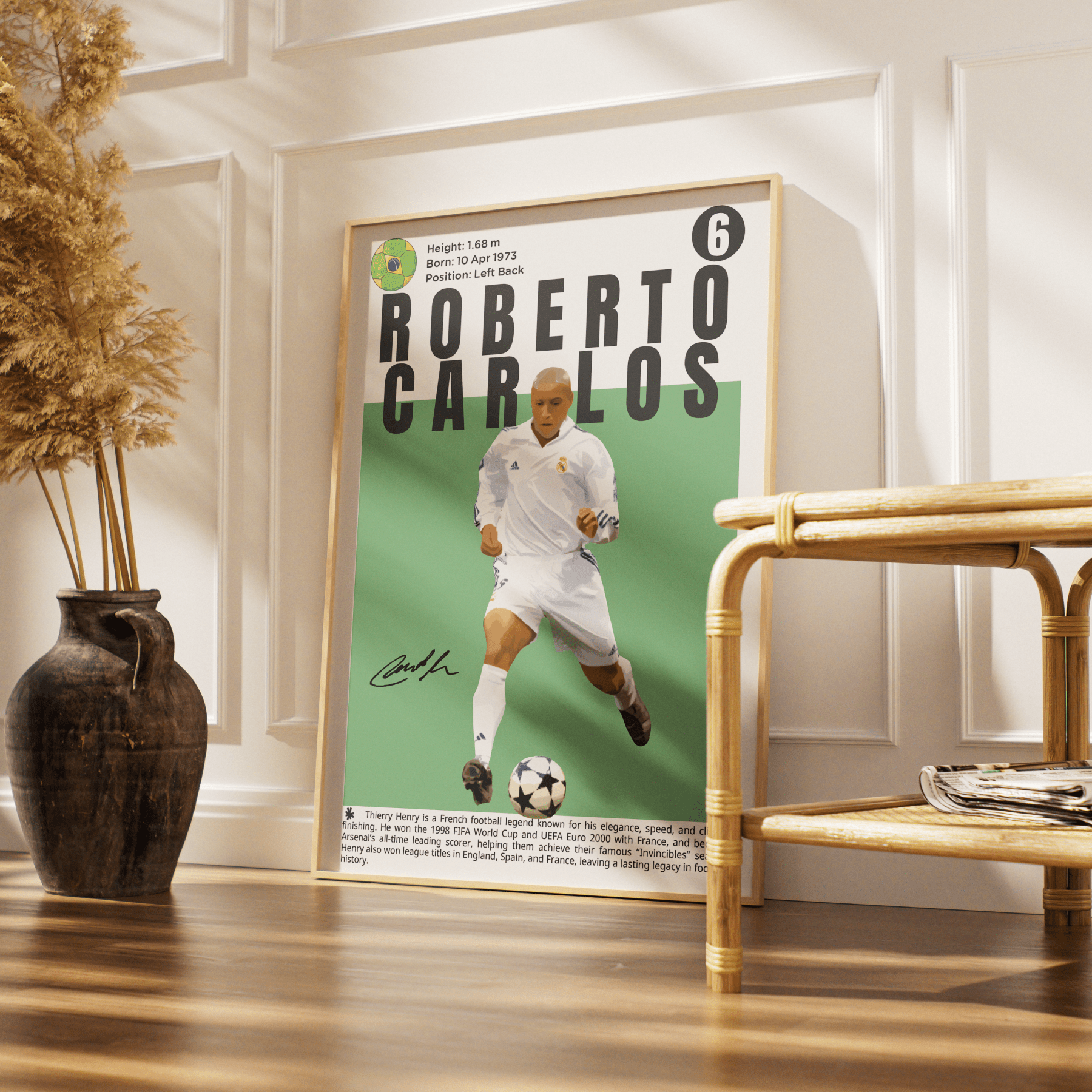 Roberto Carlos Football Posters - 98types