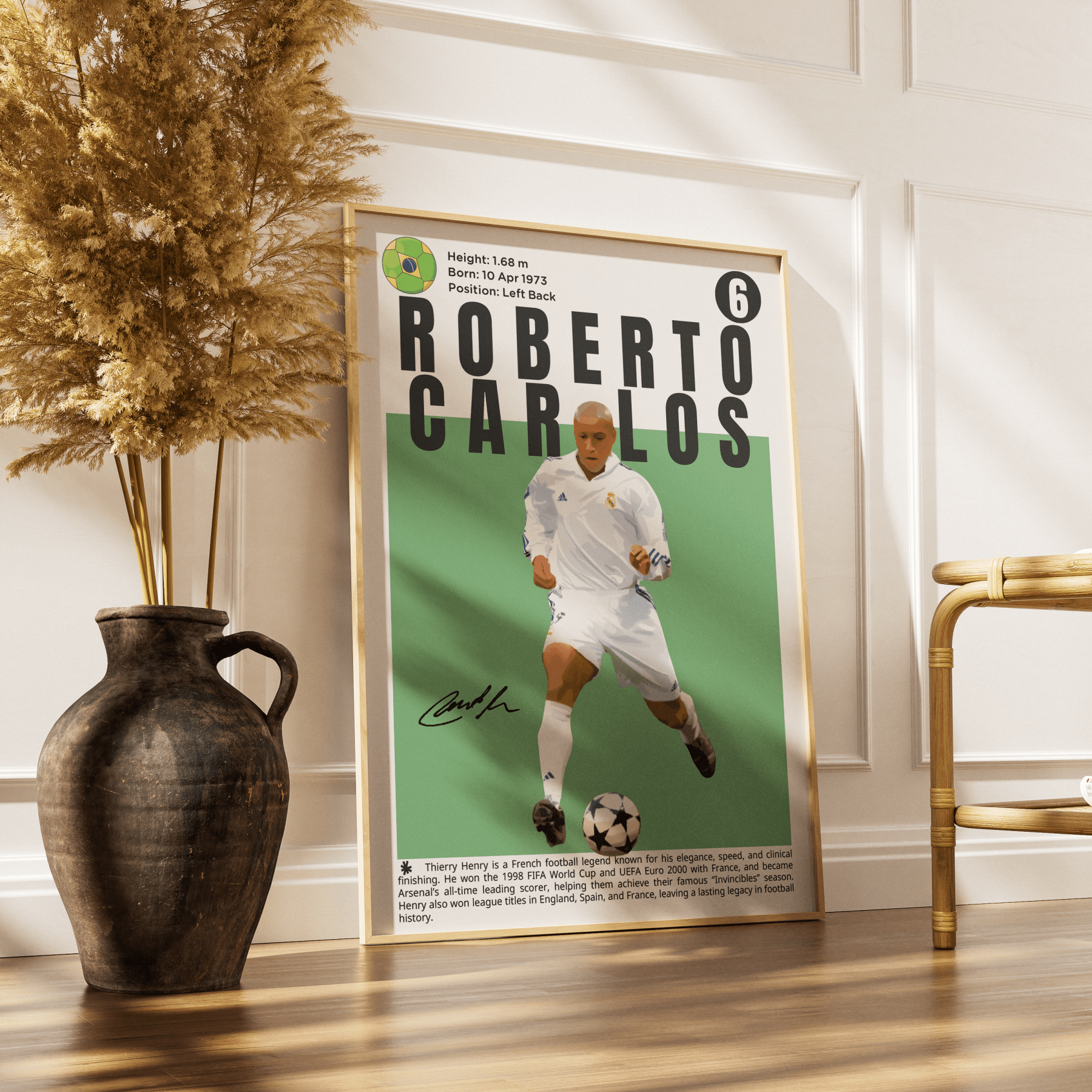 Roberto Carlos Football Posters - 98types
