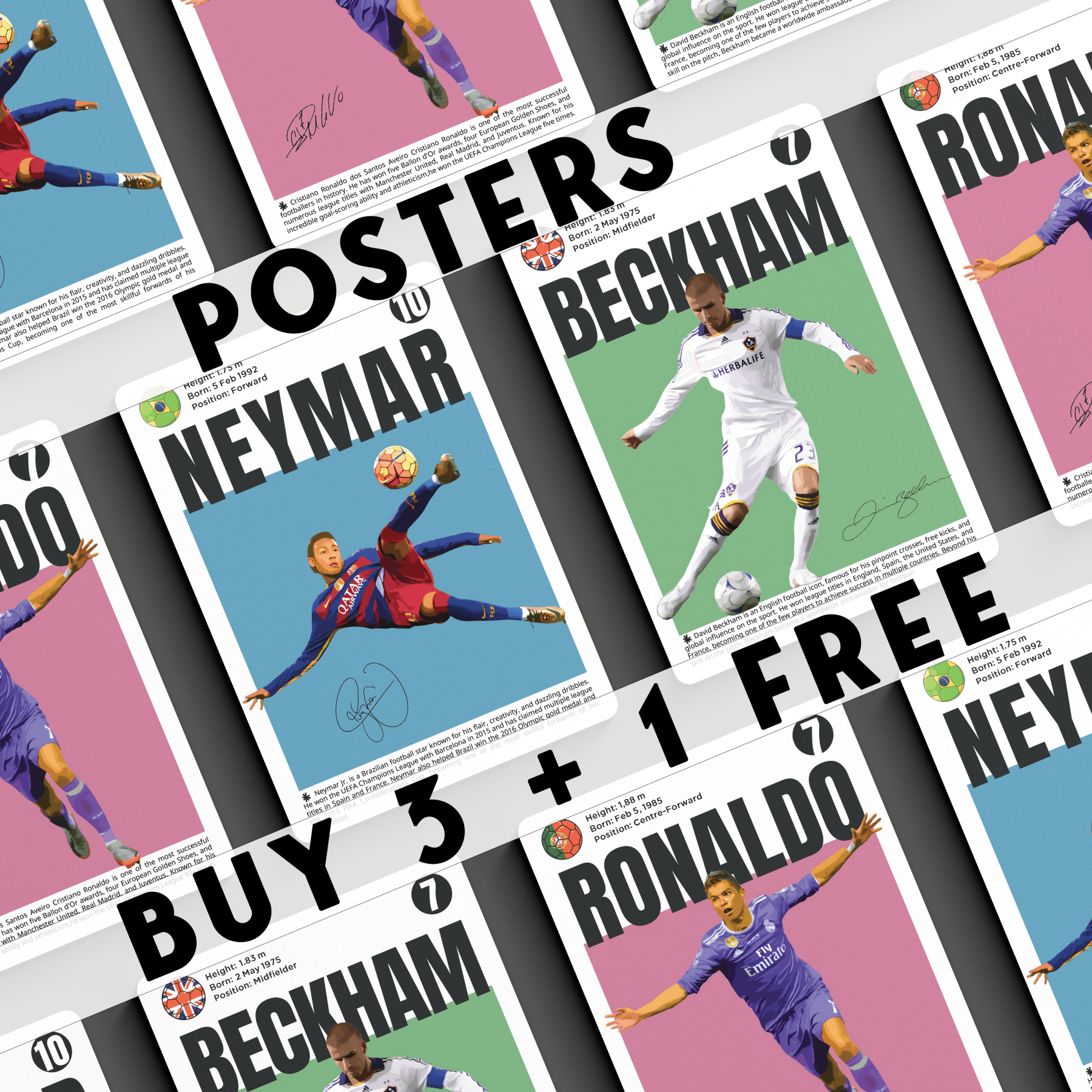 Roberto Carlos Football Posters - 98types