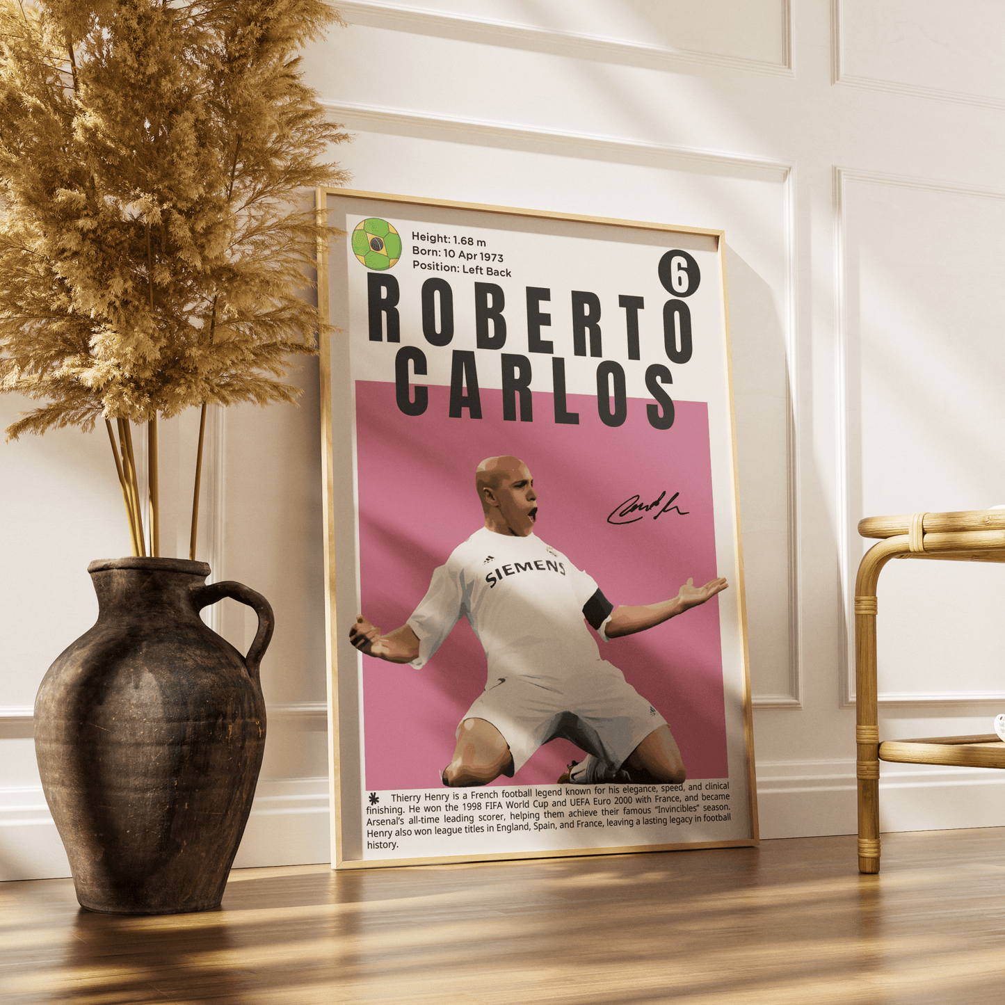 Roberto Carlos N6 Football Posters - 98typesFootball Posters