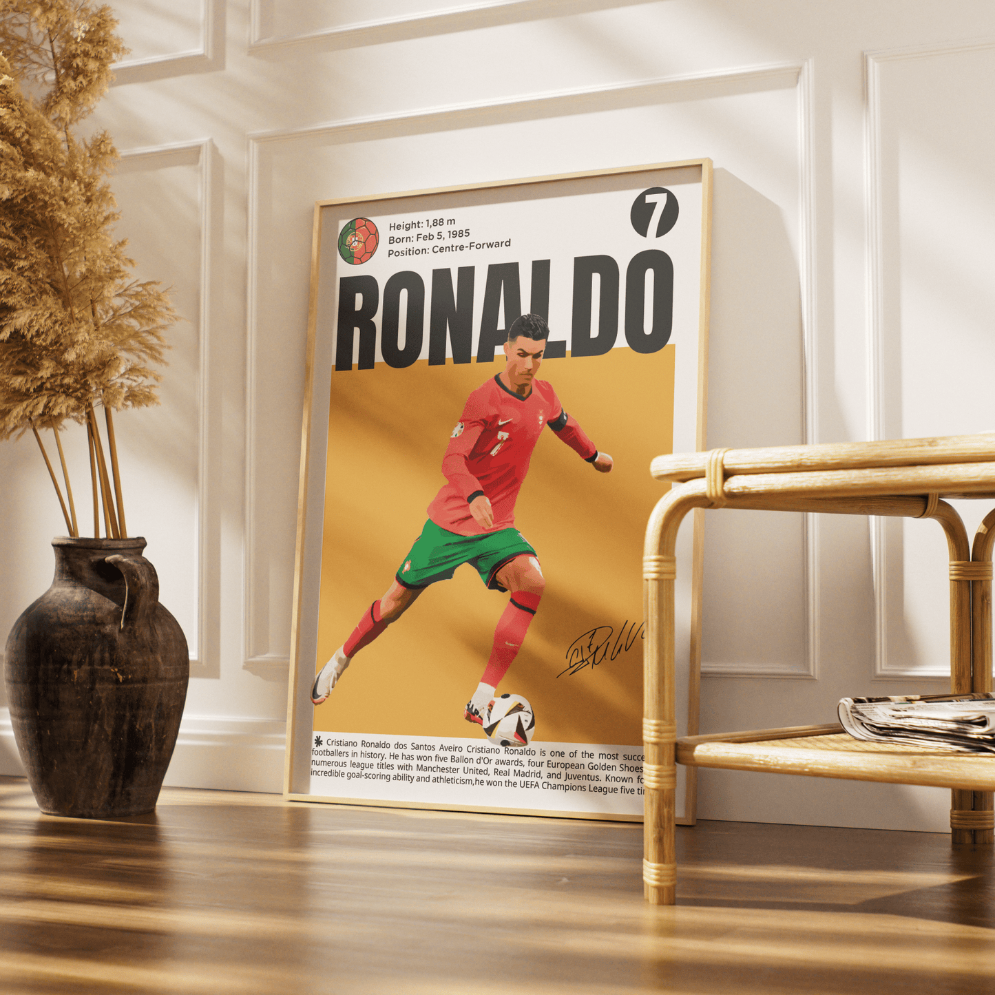 Ronaldo Football Poster - 98typesFootball Posters