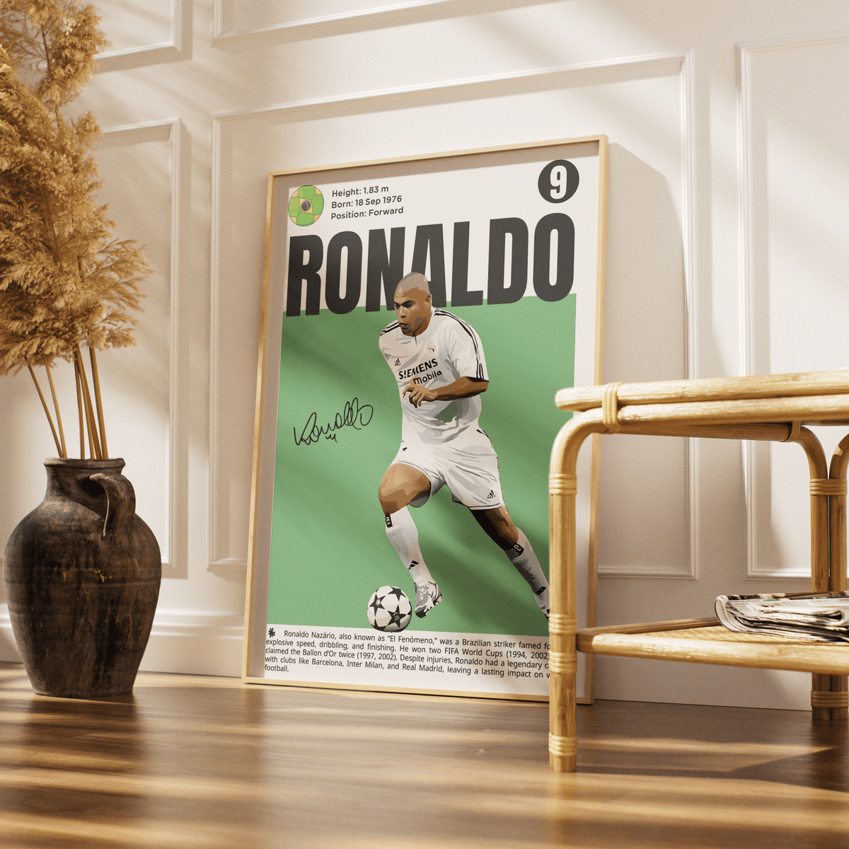 Ronaldo Nazário Football movie poster – design 2 – 98types