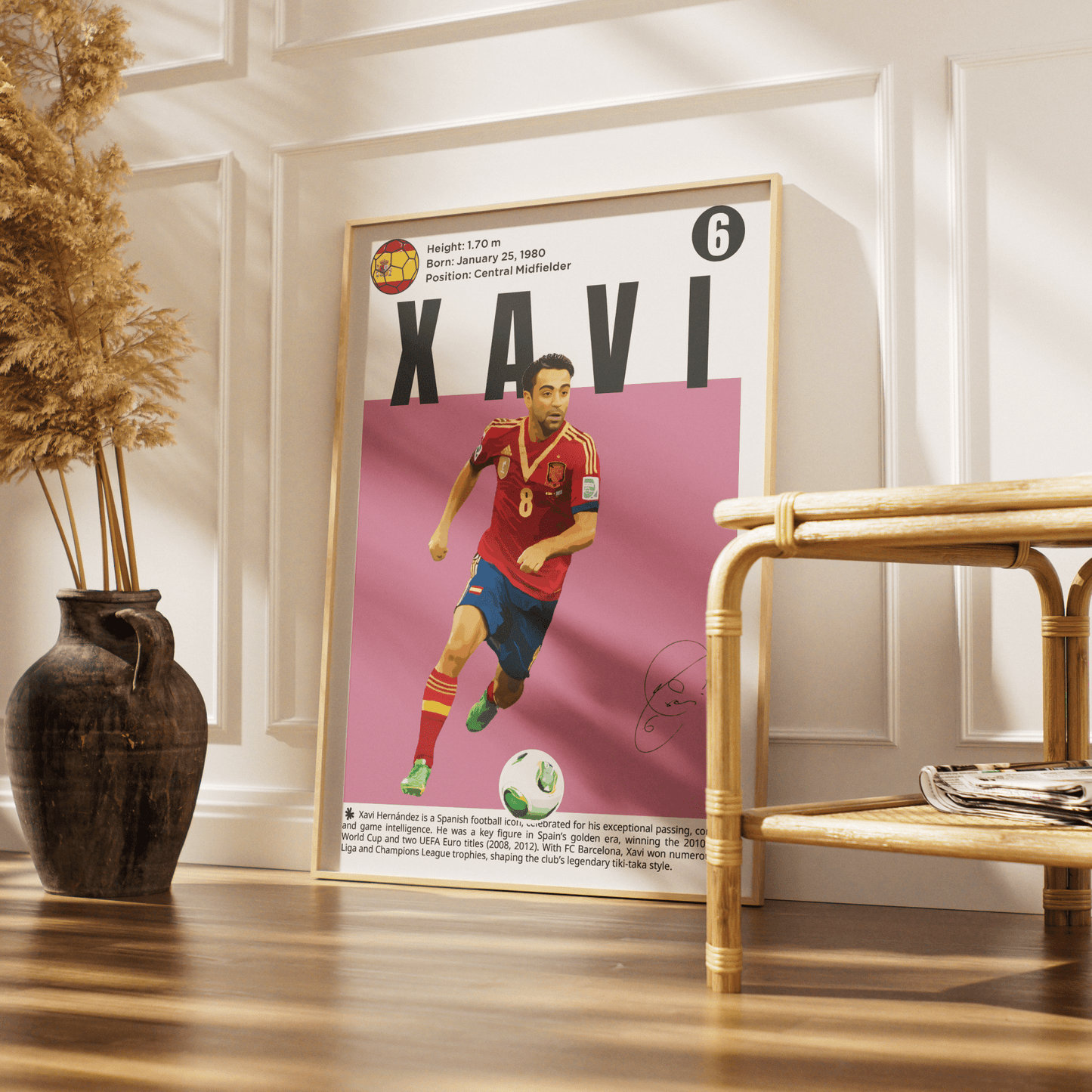 Xavi Hernández Football Posters - 98typesFootball Posters