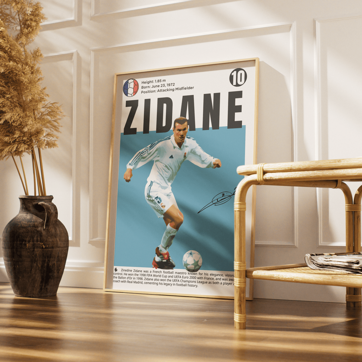 Zidane Football Posters - 98typesFootball Posters