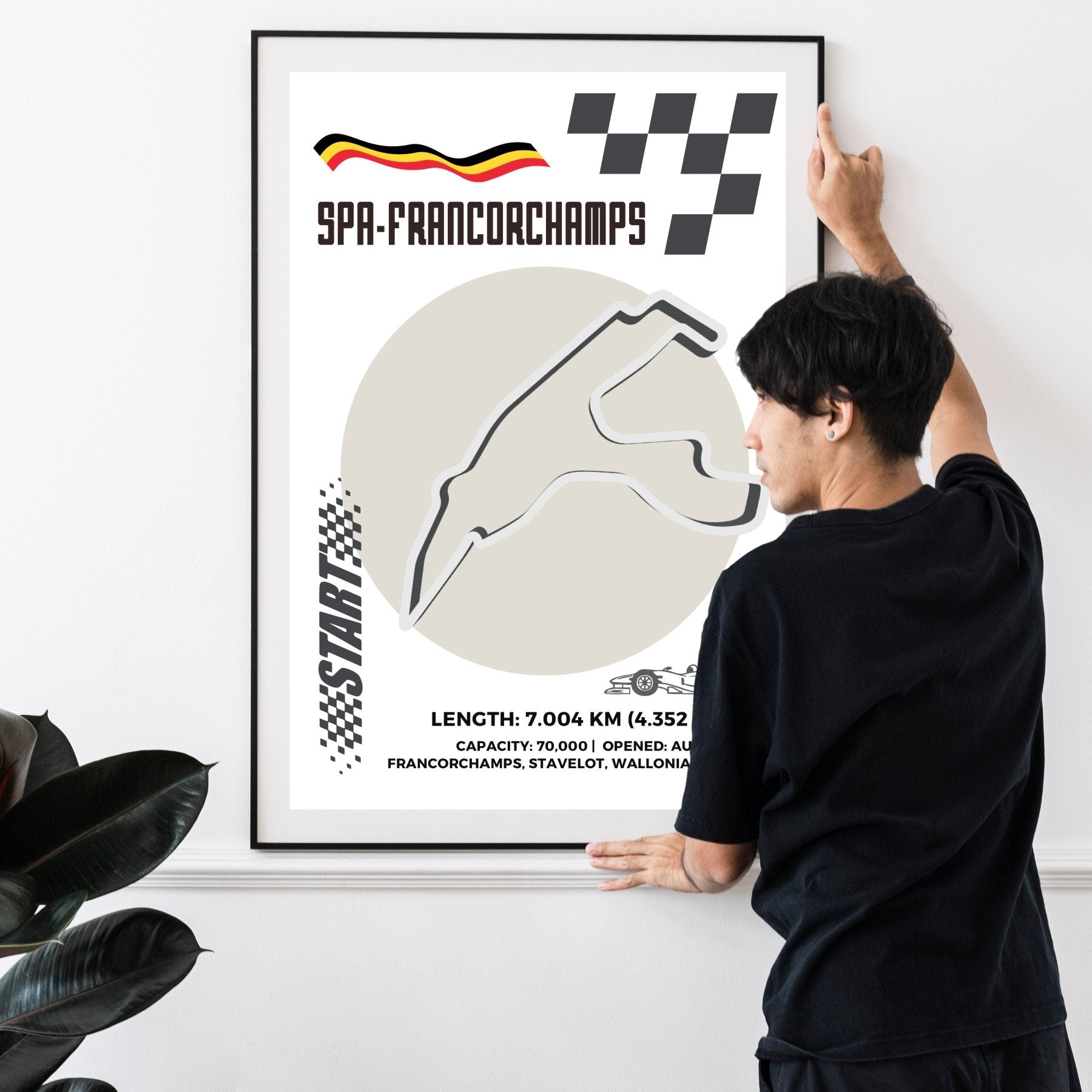 Spa-Francorchamps Circuit F1 posters - 98types