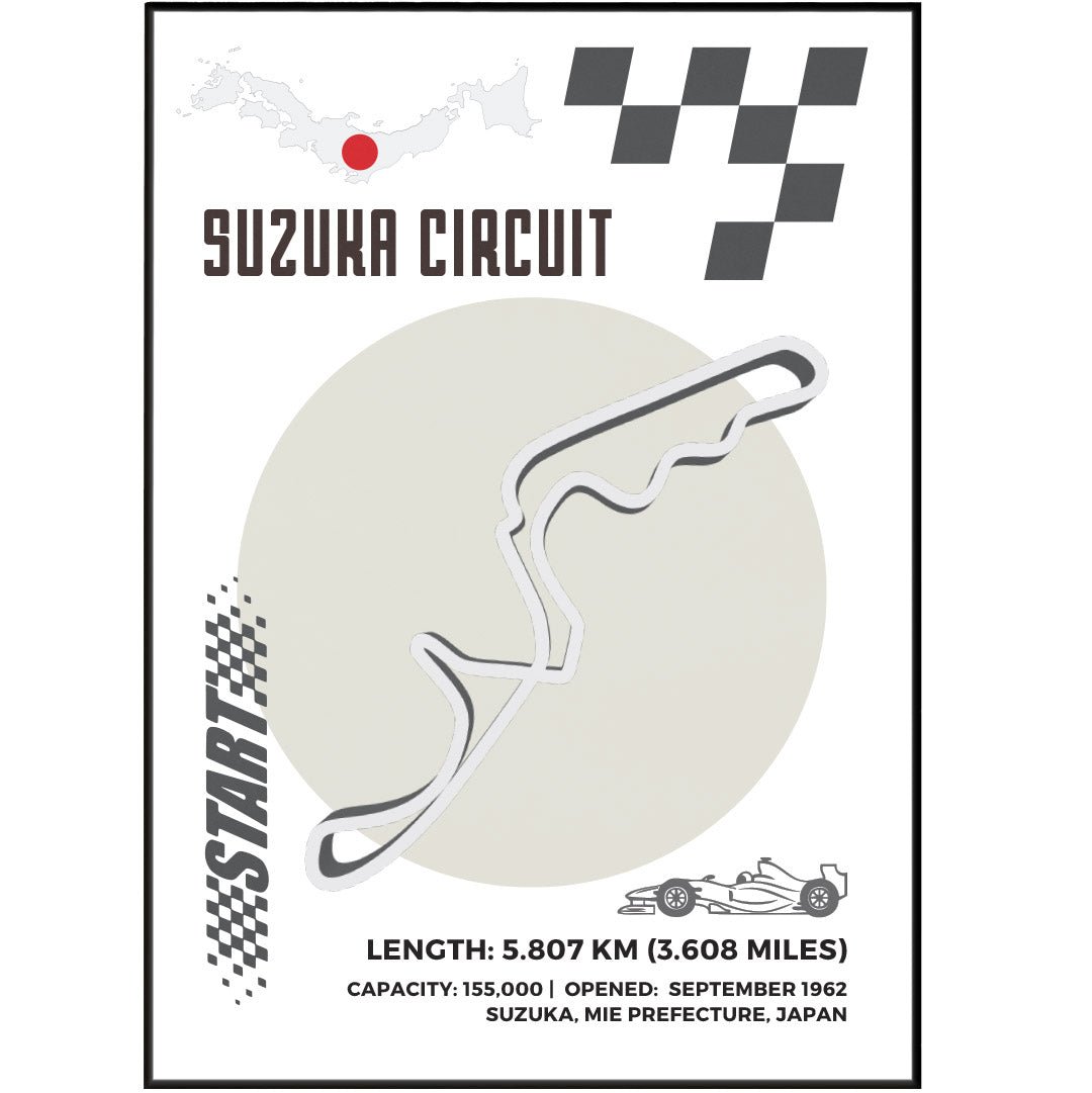Suzuka Circuit F1 posters - 98typesFormula One posters