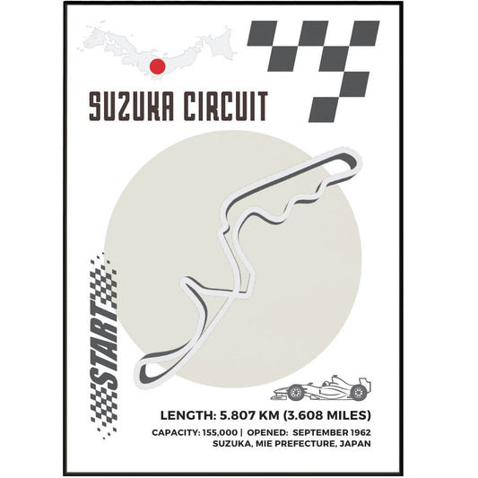 Suzuka Circuit F1 posters - 98types